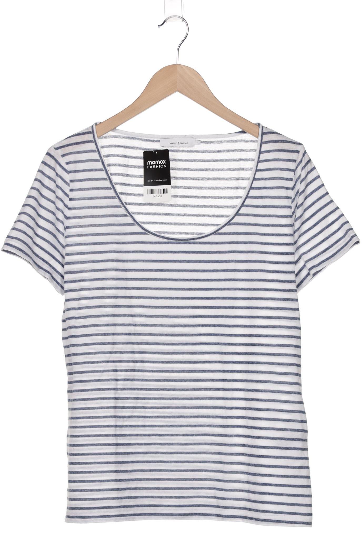 

Samsoe & Samsoe Damen T-Shirt, blau, Gr. 42