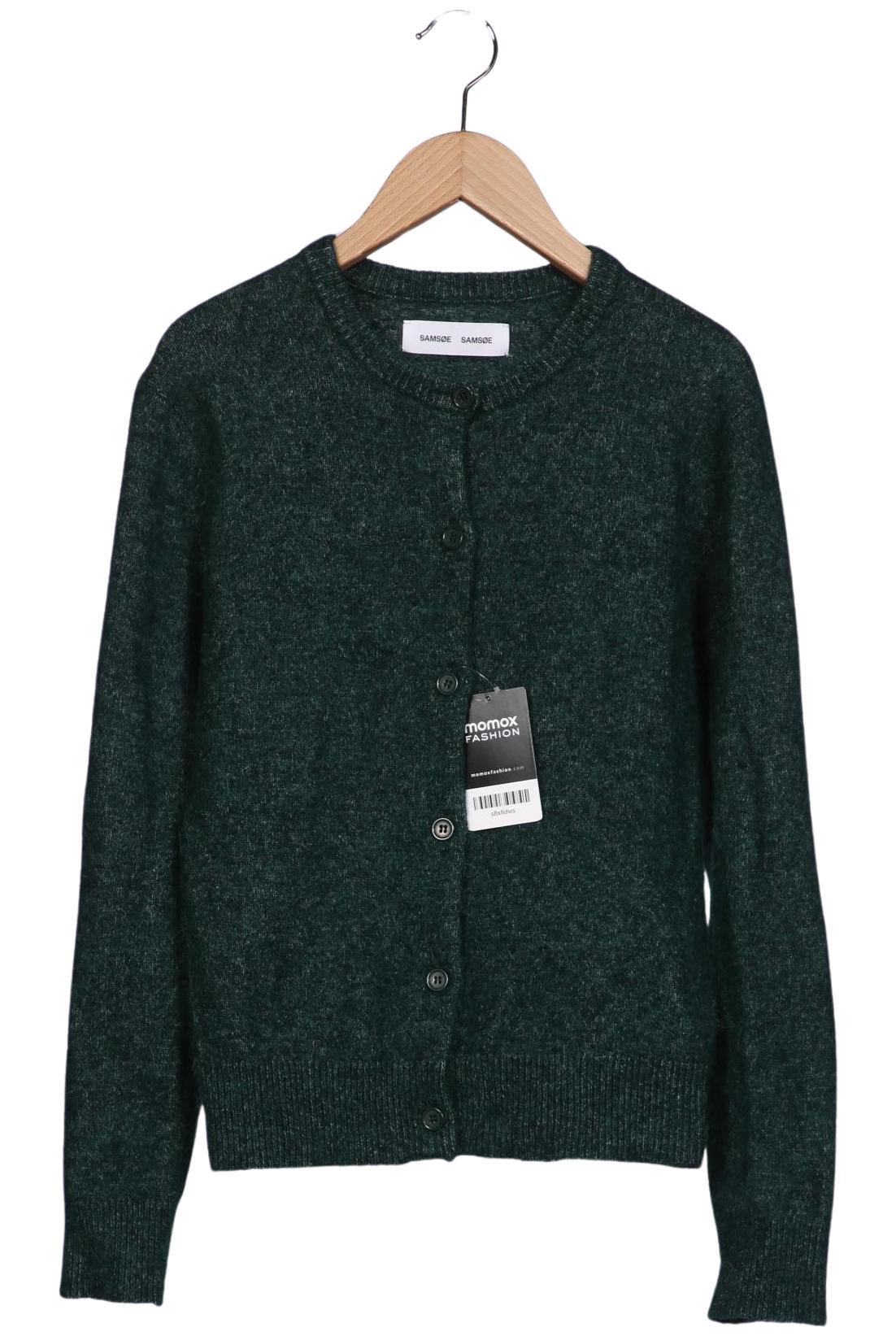 

Samsoe & Samsoe Damen Strickjacke, grün, Gr. 34
