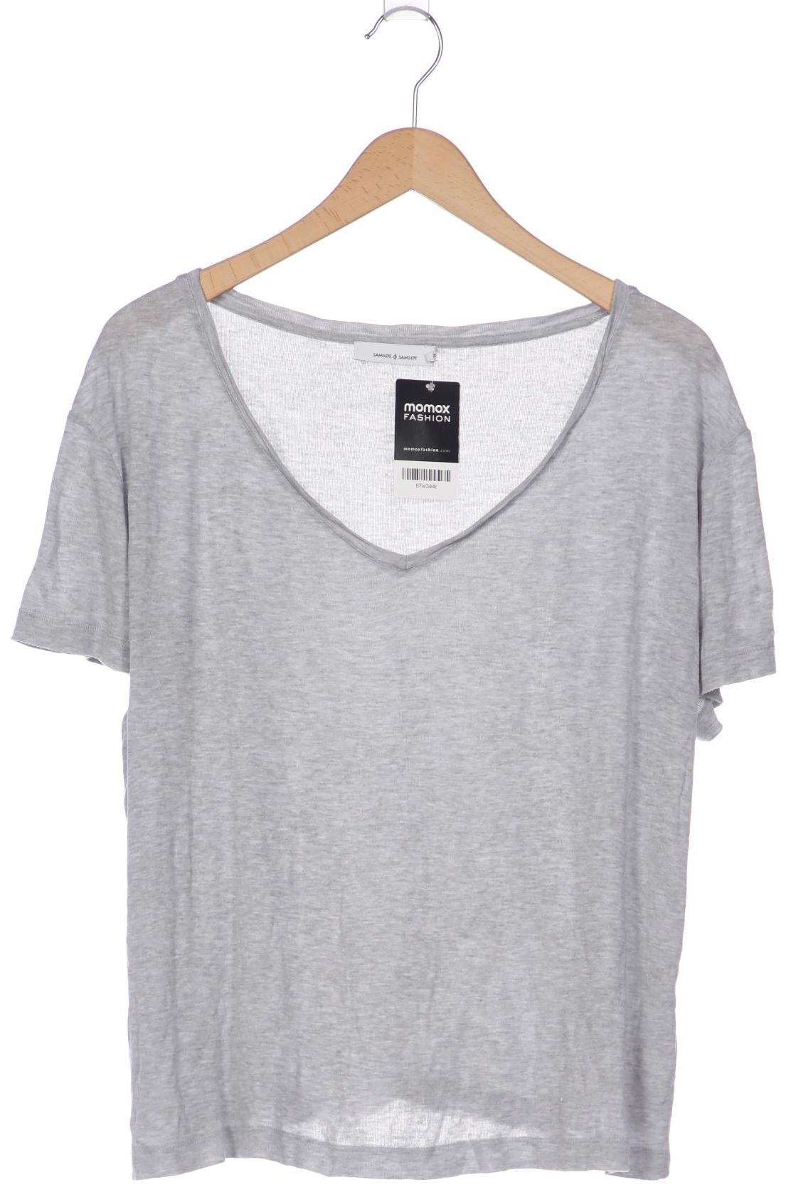 

Samsoe & Samsoe Damen T-Shirt, grau, Gr. 44