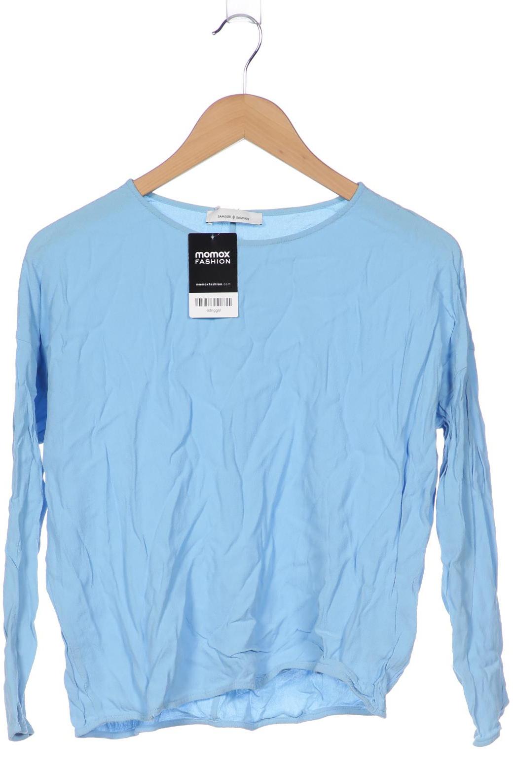 

Samsoe & Samsoe Damen Langarmshirt, blau, Gr. 36