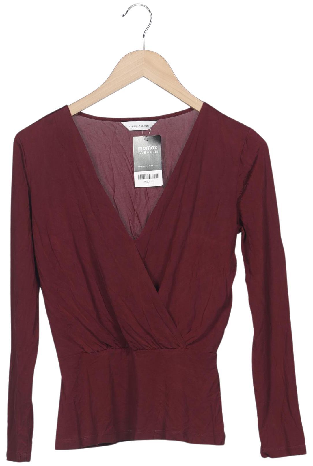 

Samsoe & Samsoe Damen Langarmshirt, bordeaux, Gr. 34