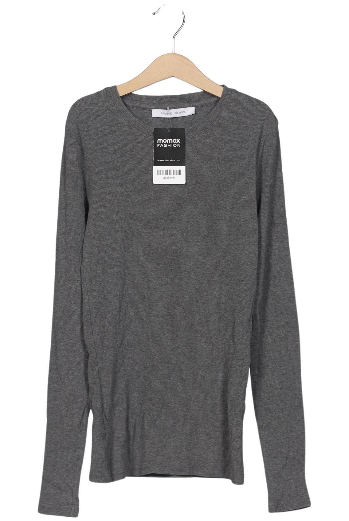 

Samsoe & Samsoe Damen Langarmshirt, grau, Gr. 30