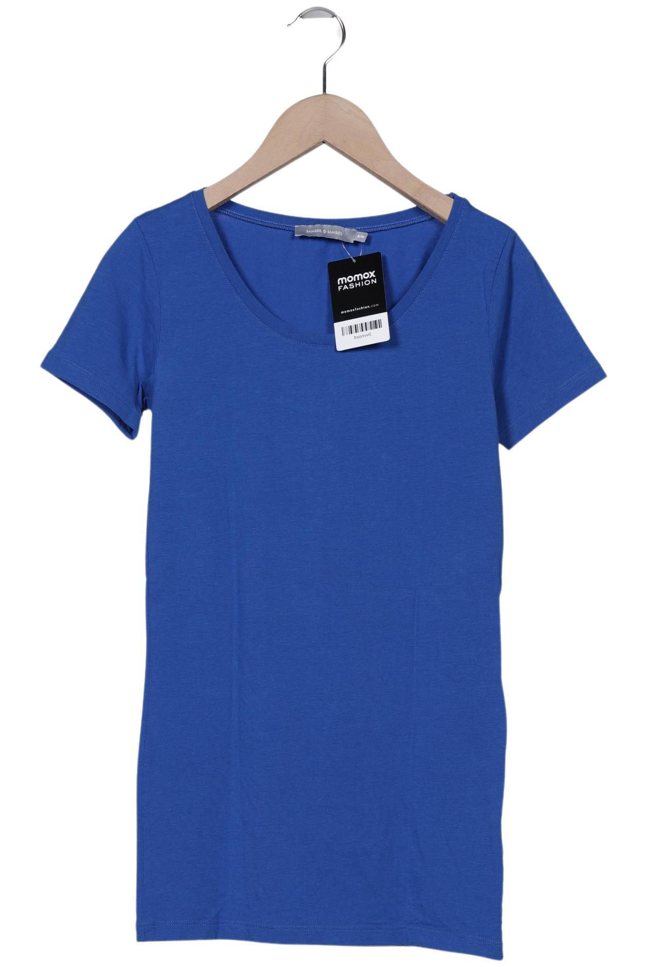 

Samsoe & Samsoe Damen T-Shirt, blau, Gr. 36