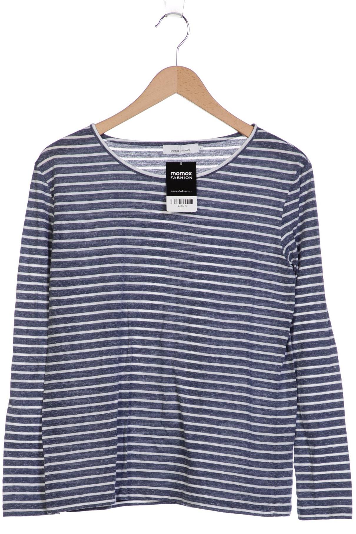 

Samsoe & Samsoe Damen Langarmshirt, blau, Gr. 36