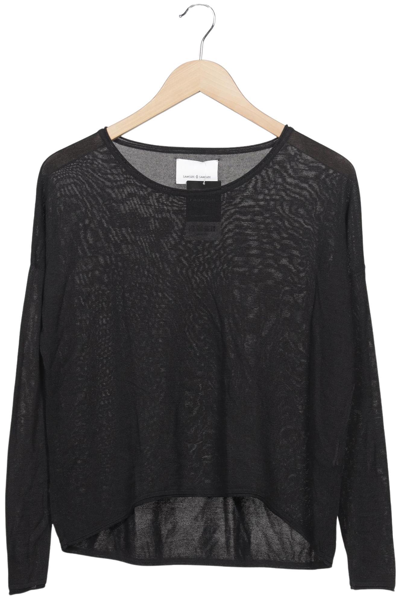 

Samsoe & Samsoe Damen Langarmshirt, schwarz, Gr. 34