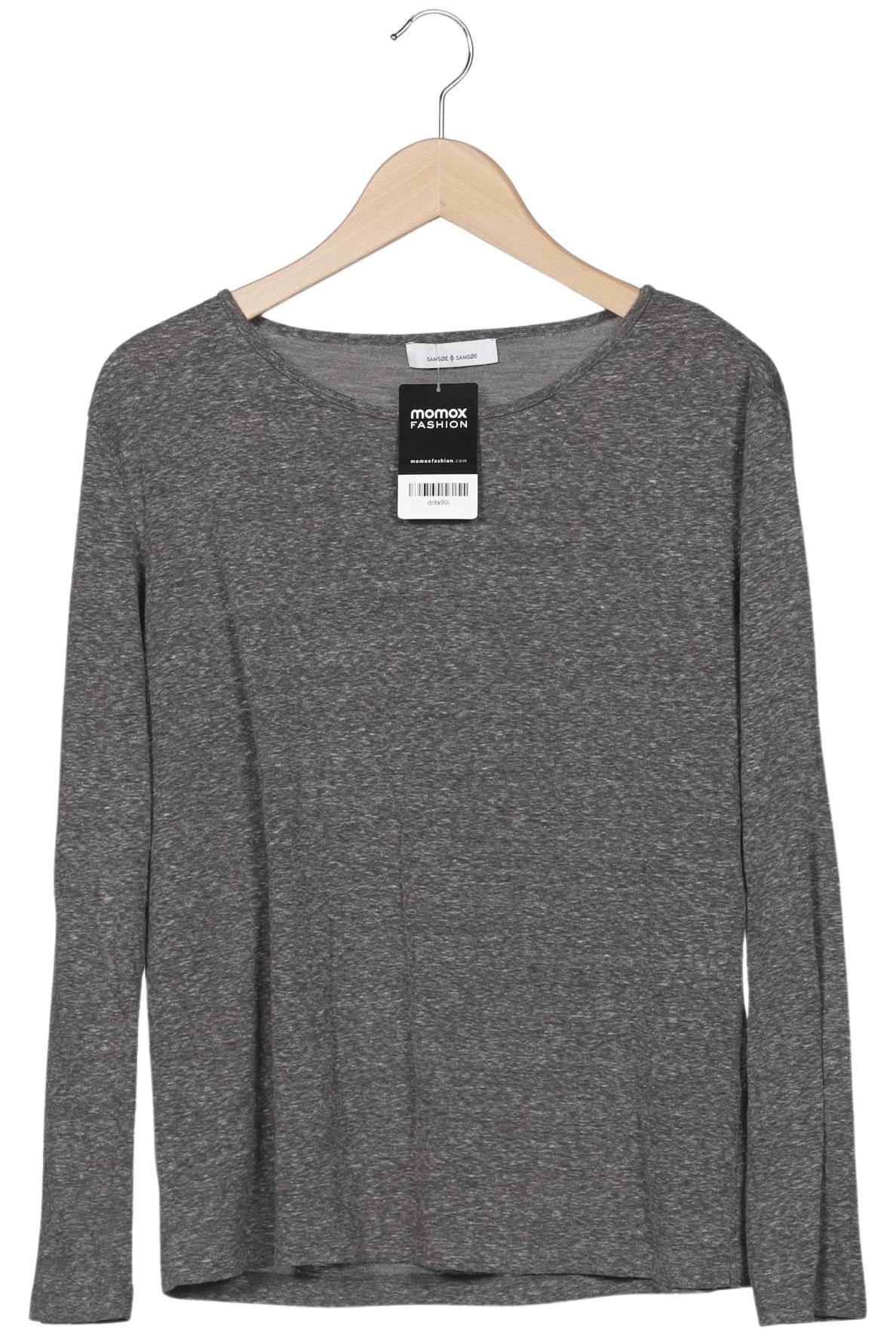

Samsoe & Samsoe Damen Langarmshirt, grau, Gr. 38