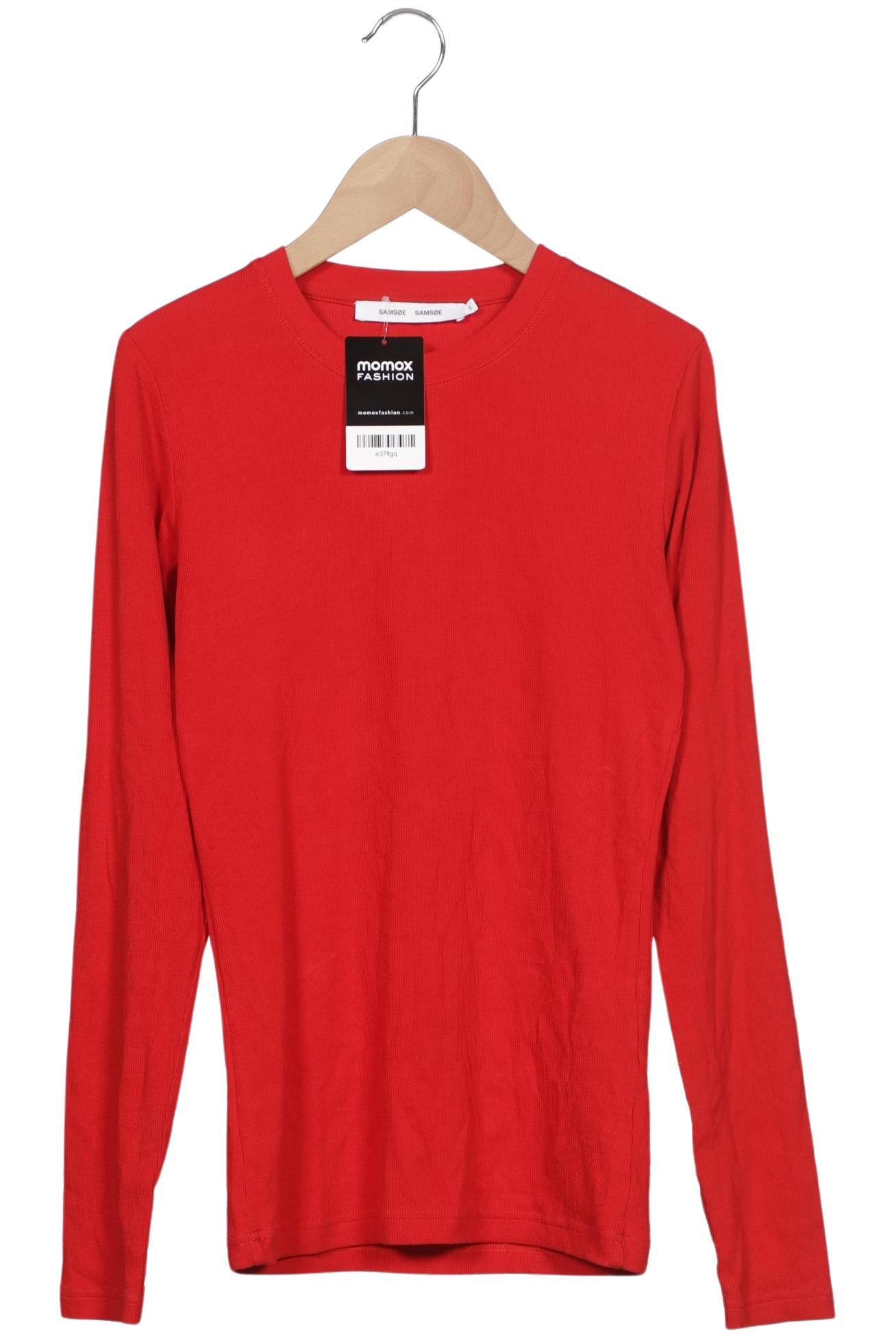 

Samsoe & Samsoe Damen Langarmshirt, rot, Gr. 36