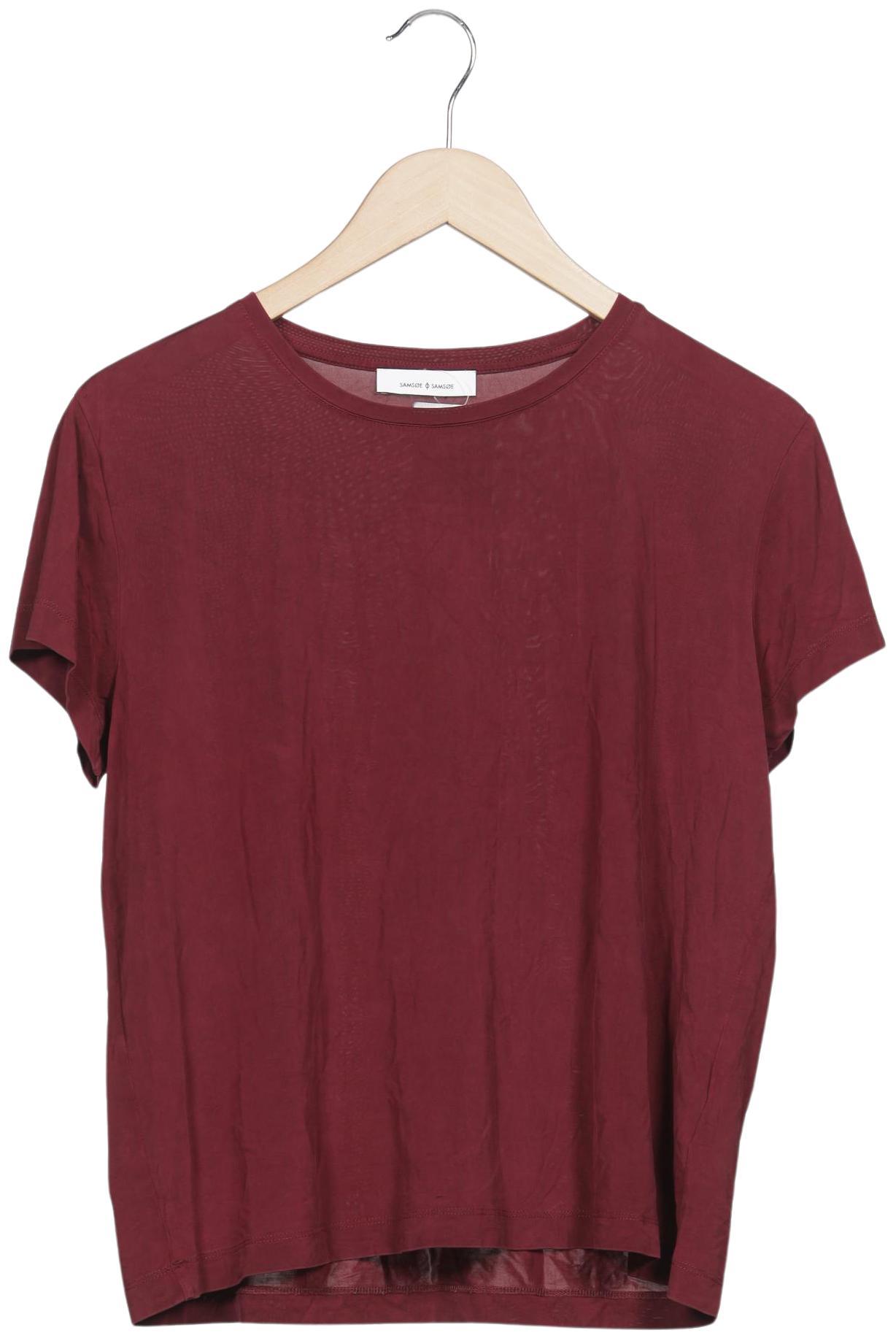 

Samsoe & Samsoe Damen T-Shirt, bordeaux, Gr. 36
