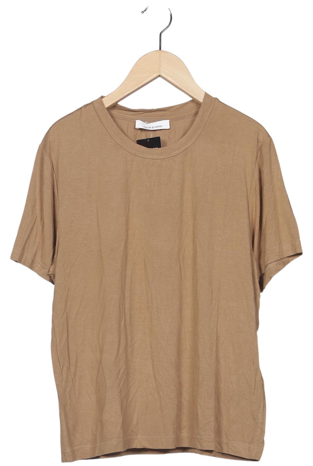 

Samsoe & Samsoe Damen T-Shirt, beige, Gr. 42