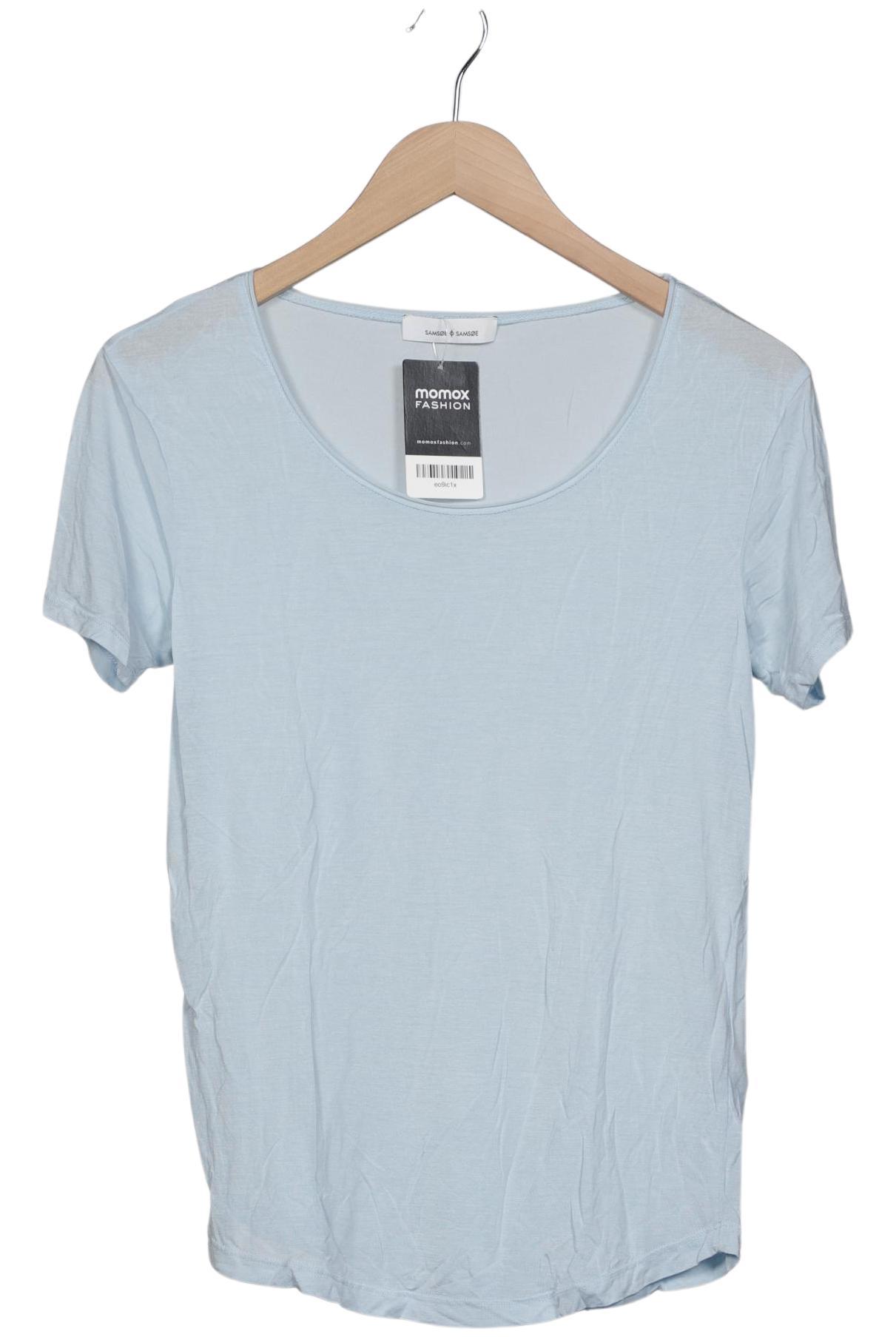 

Samsoe & Samsoe Damen T-Shirt, hellblau, Gr. 36