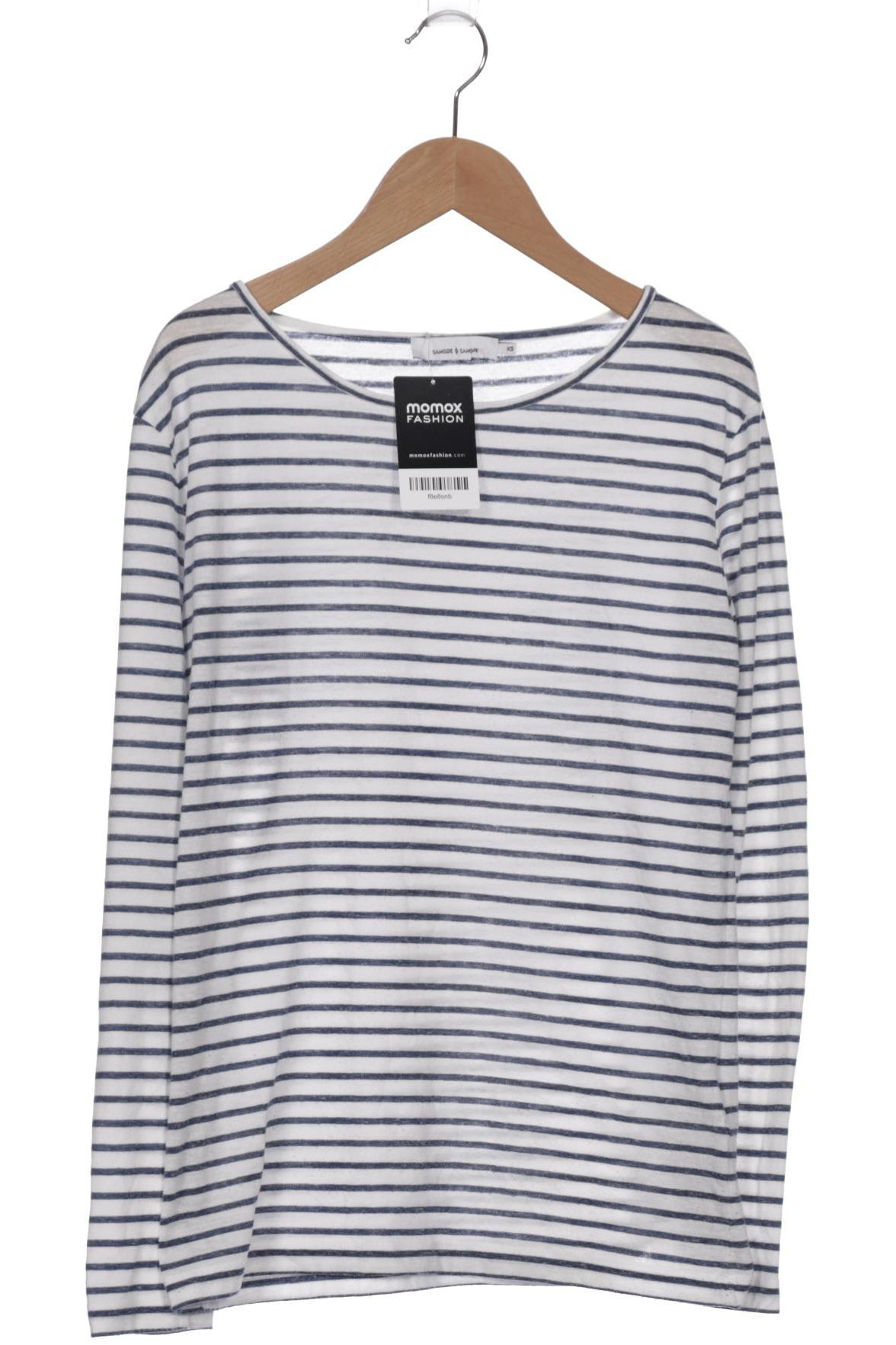 

Samsoe & Samsoe Damen Langarmshirt, weiß, Gr. 34