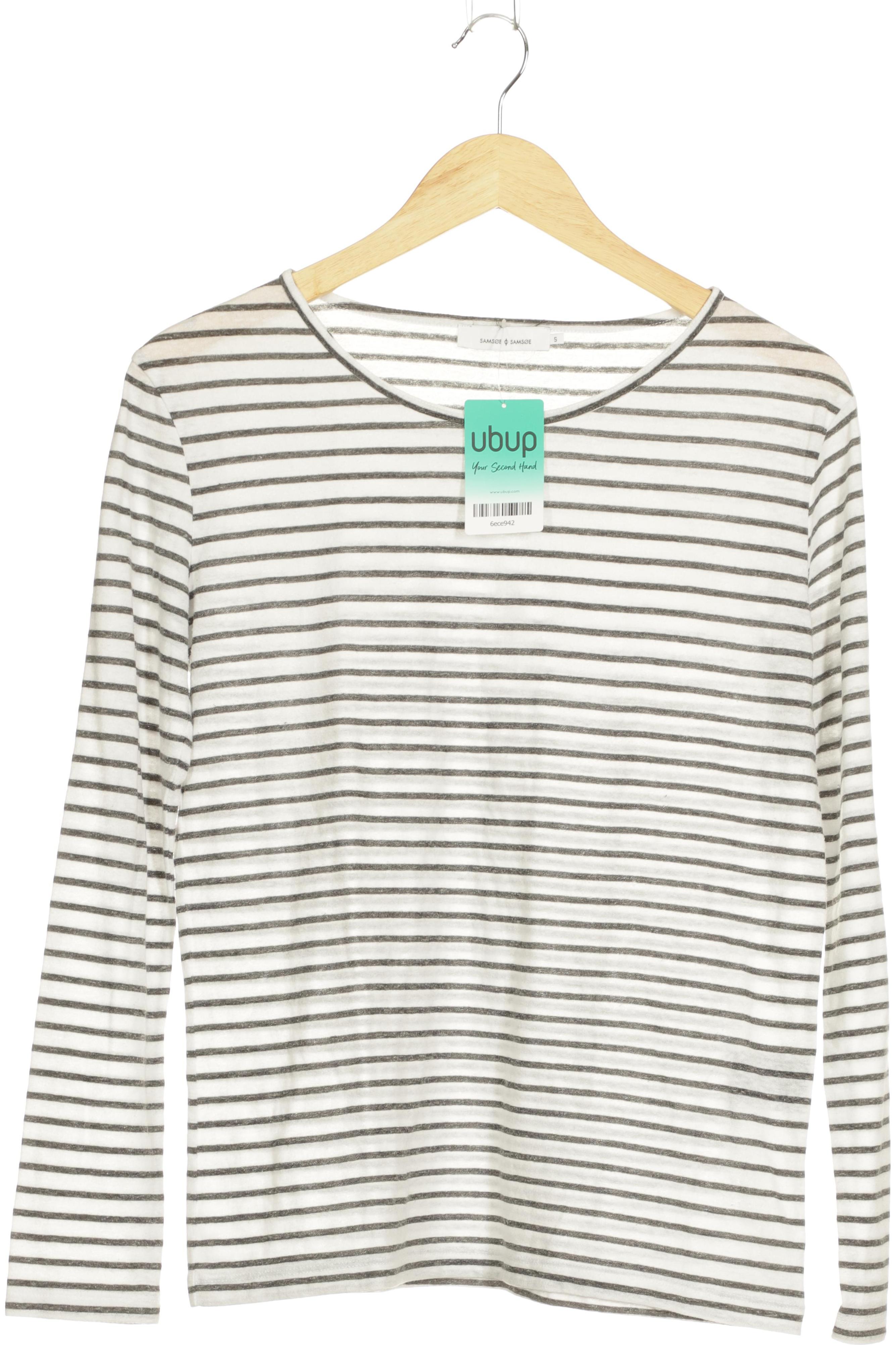 

Samsoe & Samsoe Damen Langarmshirt, weiß, Gr. 36