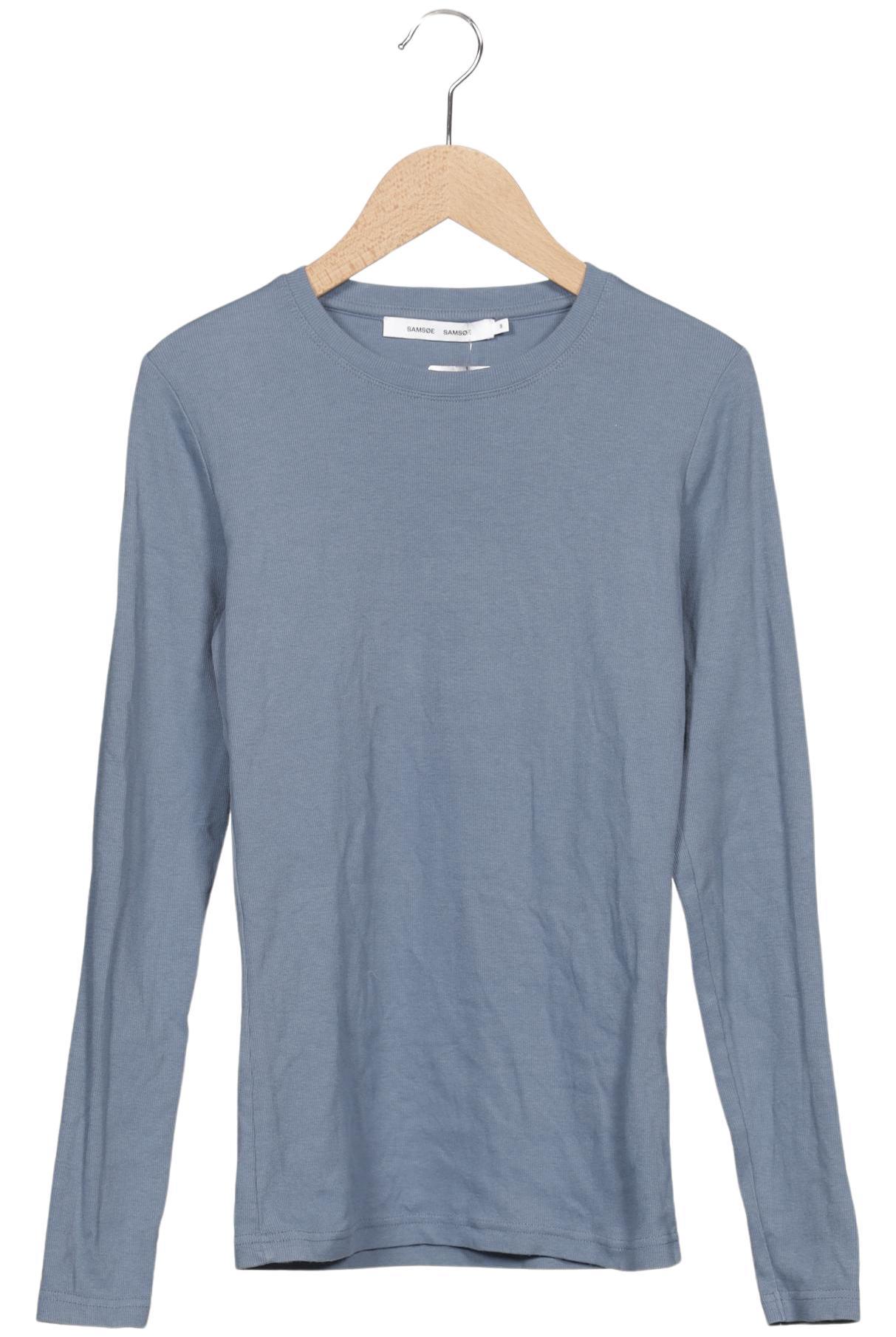 

Samsoe & Samsoe Damen Langarmshirt, hellblau, Gr. 36