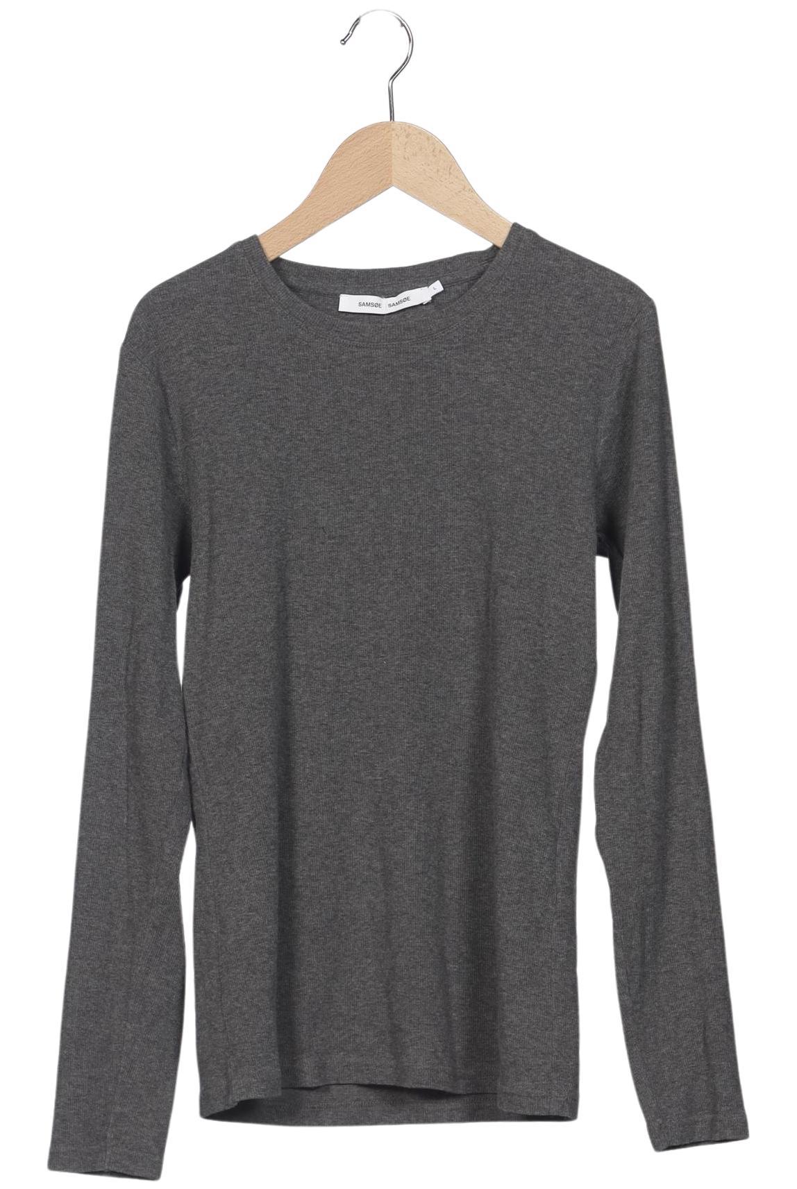 

Samsoe & Samsoe Damen Langarmshirt, grau, Gr. 42