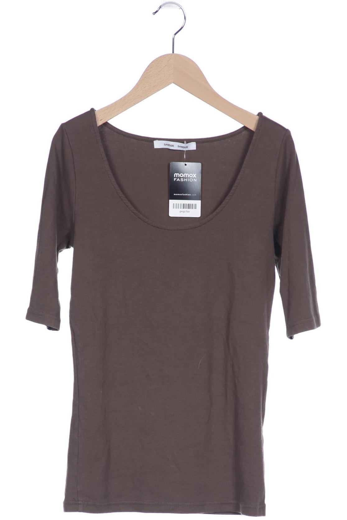 

Samsoe & Samsoe Damen T-Shirt, braun, Gr. 42
