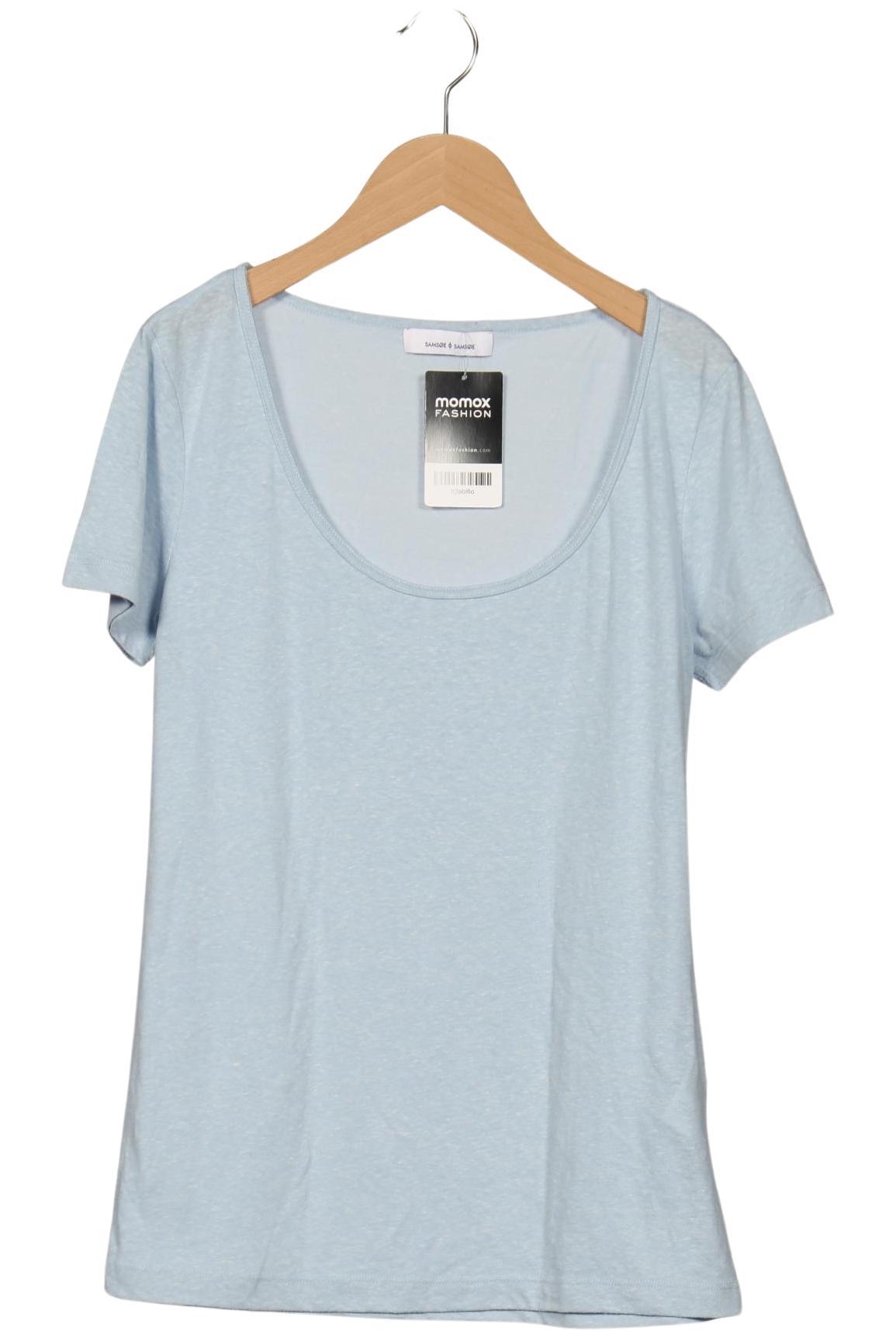

Samsoe & Samsoe Damen T-Shirt, hellblau, Gr. 36