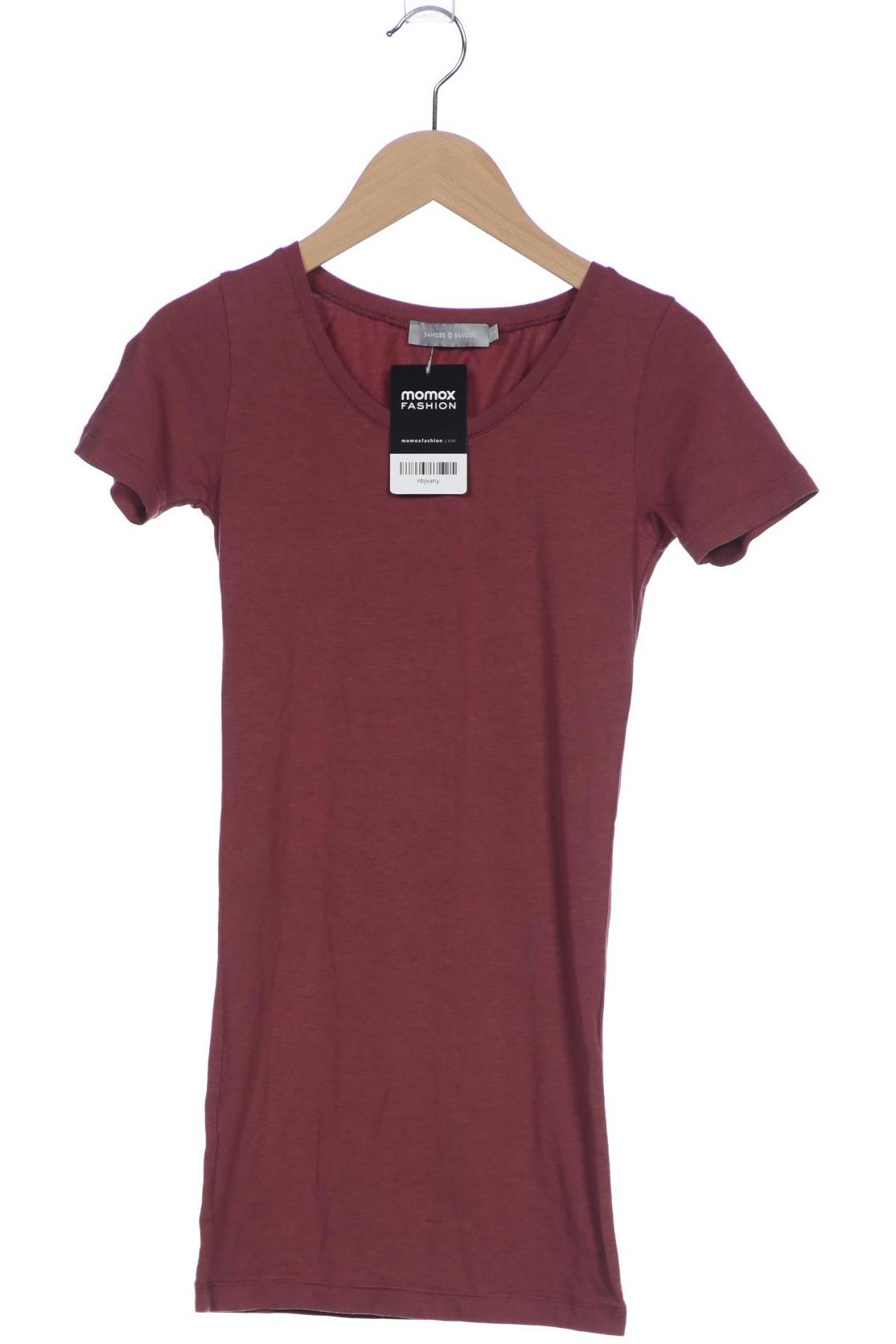 

Samsoe & Samsoe Damen T-Shirt, bordeaux, Gr. 34