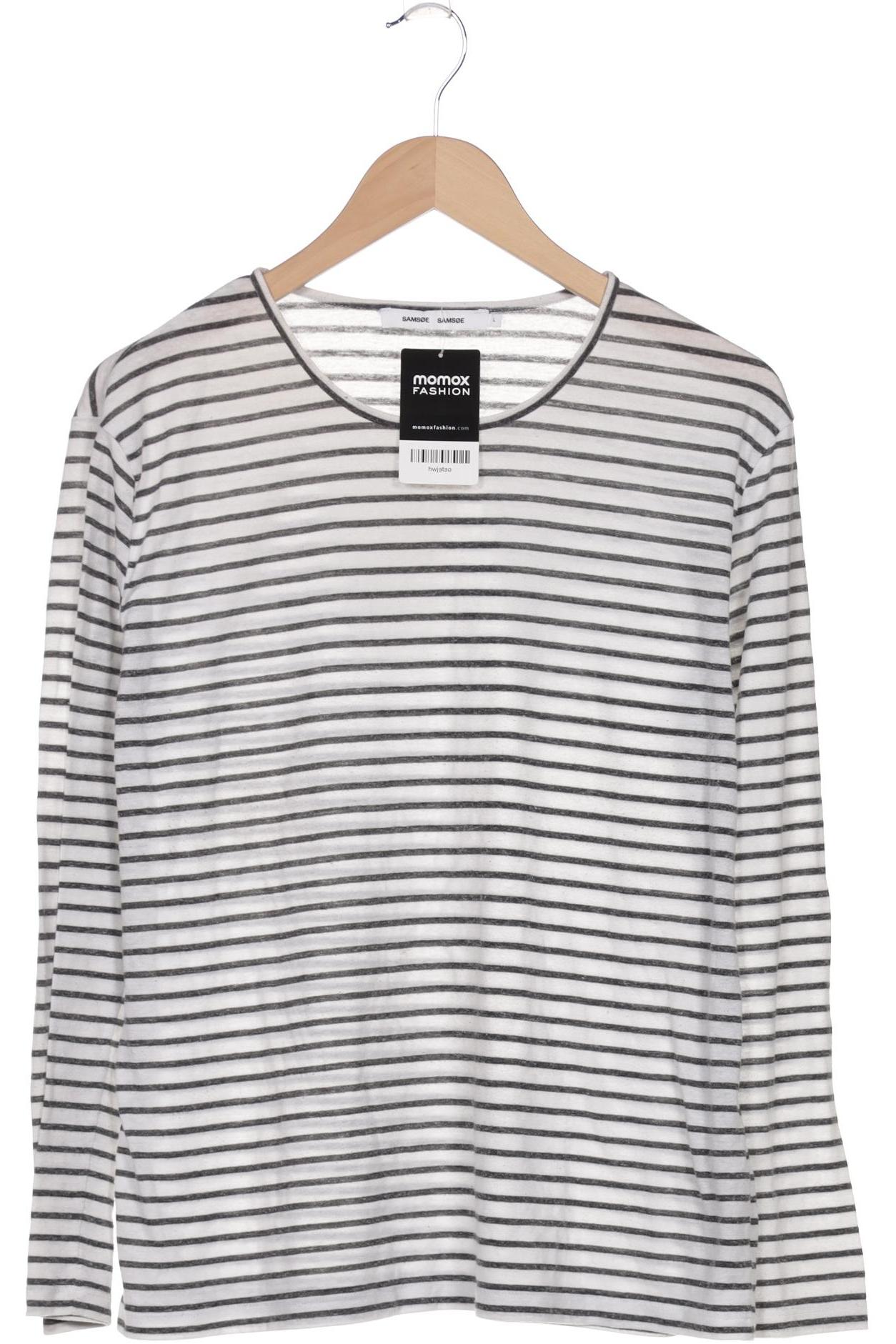 

Samsoe & Samsoe Damen Langarmshirt, weiß, Gr. 42