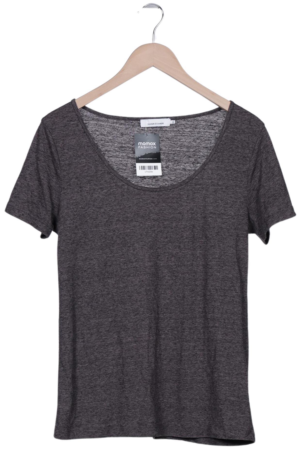 

Samsoe & Samsoe Damen T-Shirt, grau, Gr. 38