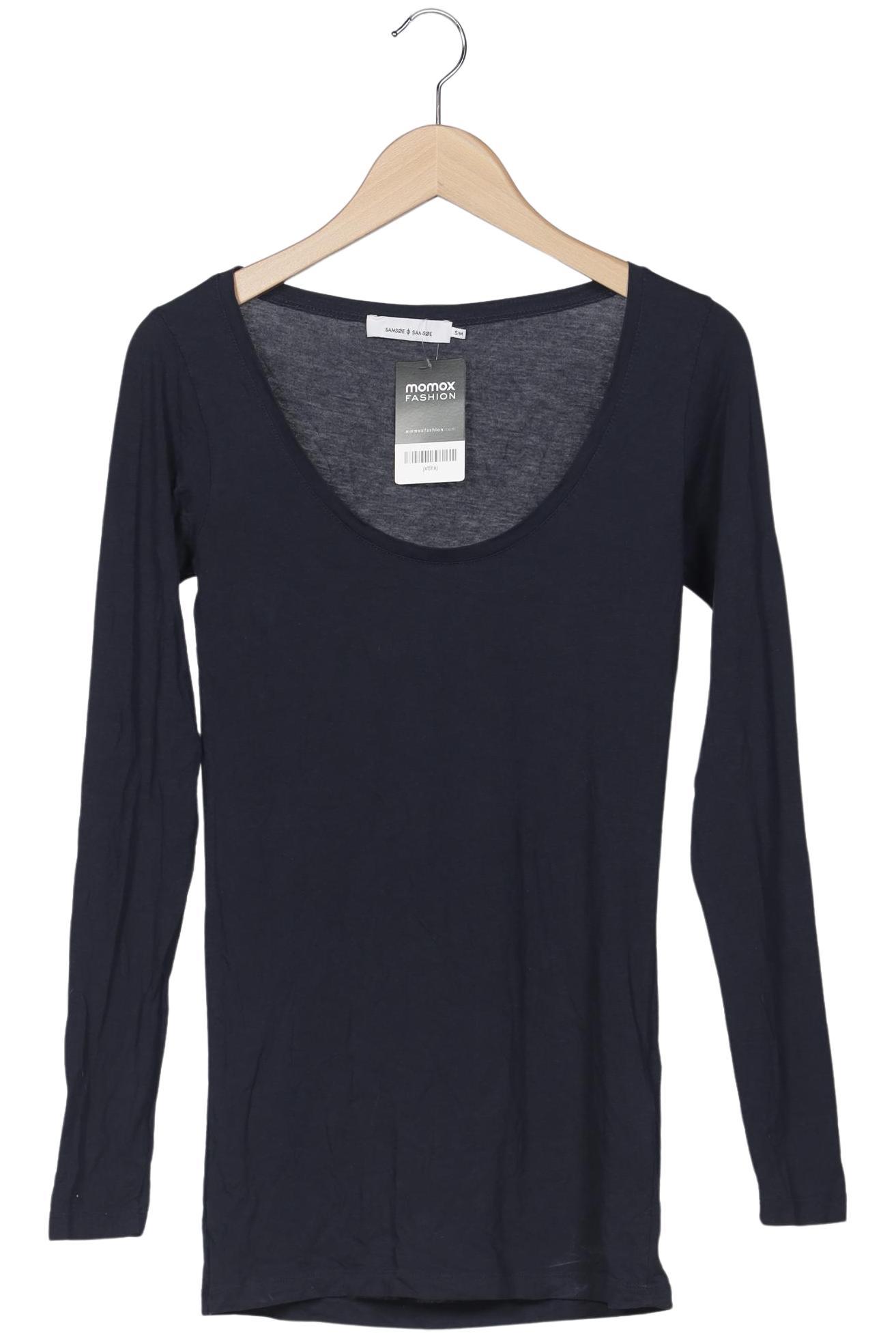 

Samsoe & Samsoe Damen Langarmshirt, marineblau, Gr. 36