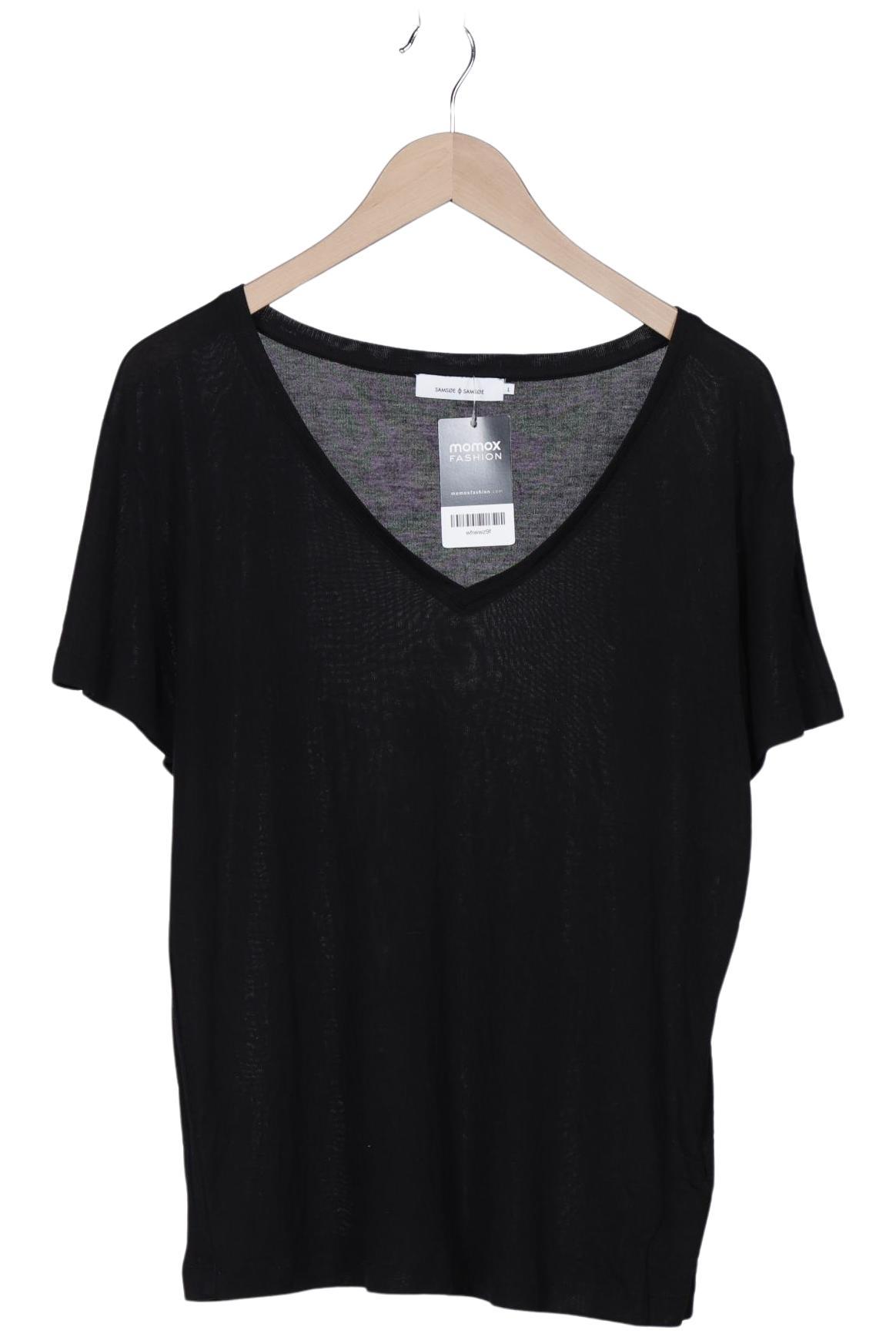 

Samsoe & Samsoe Damen T-Shirt, schwarz, Gr. 42