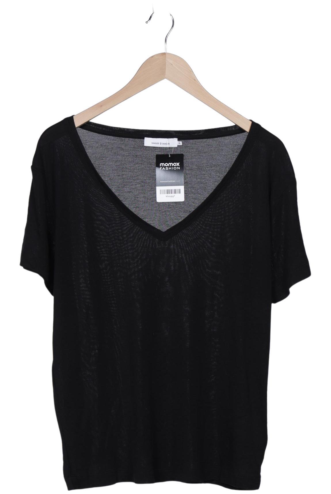 

Samsoe & Samsoe Damen T-Shirt, schwarz, Gr. 44