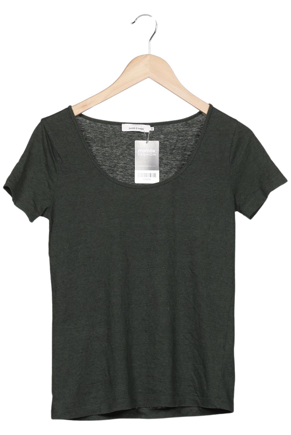 

Samsoe & Samsoe Damen T-Shirt, grün, Gr. 34