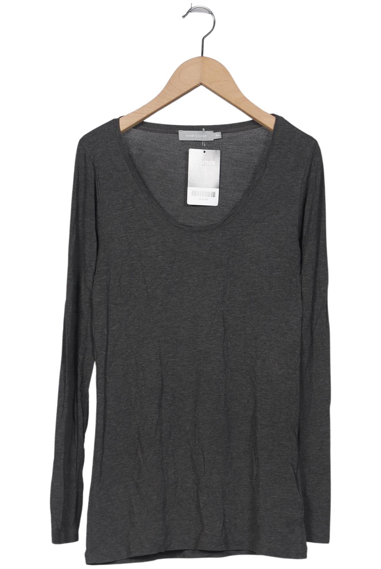 

Samsoe & Samsoe Damen Langarmshirt, grau, Gr. 38