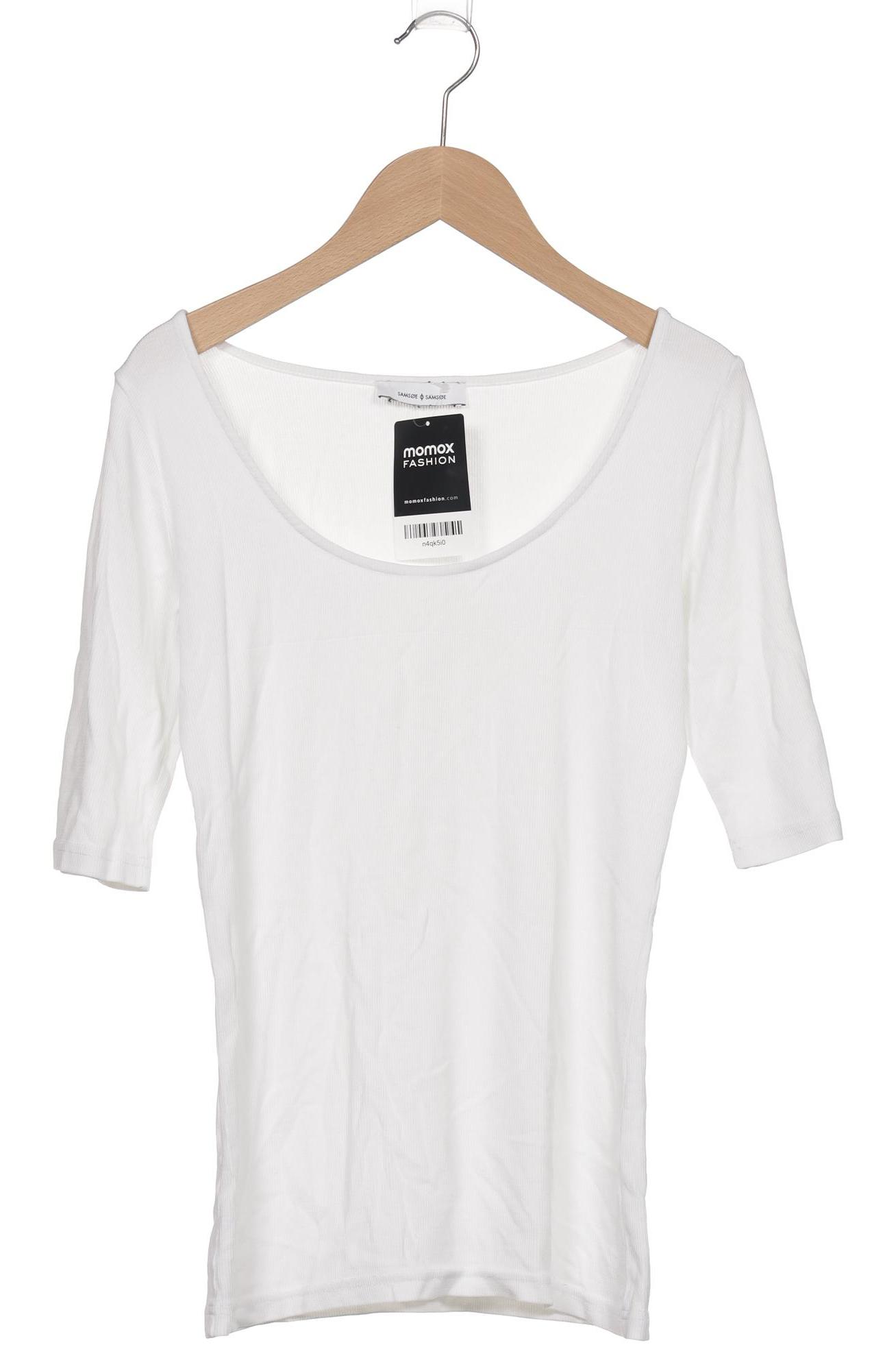 

Samsoe & Samsoe Damen Langarmshirt, weiß, Gr. 34