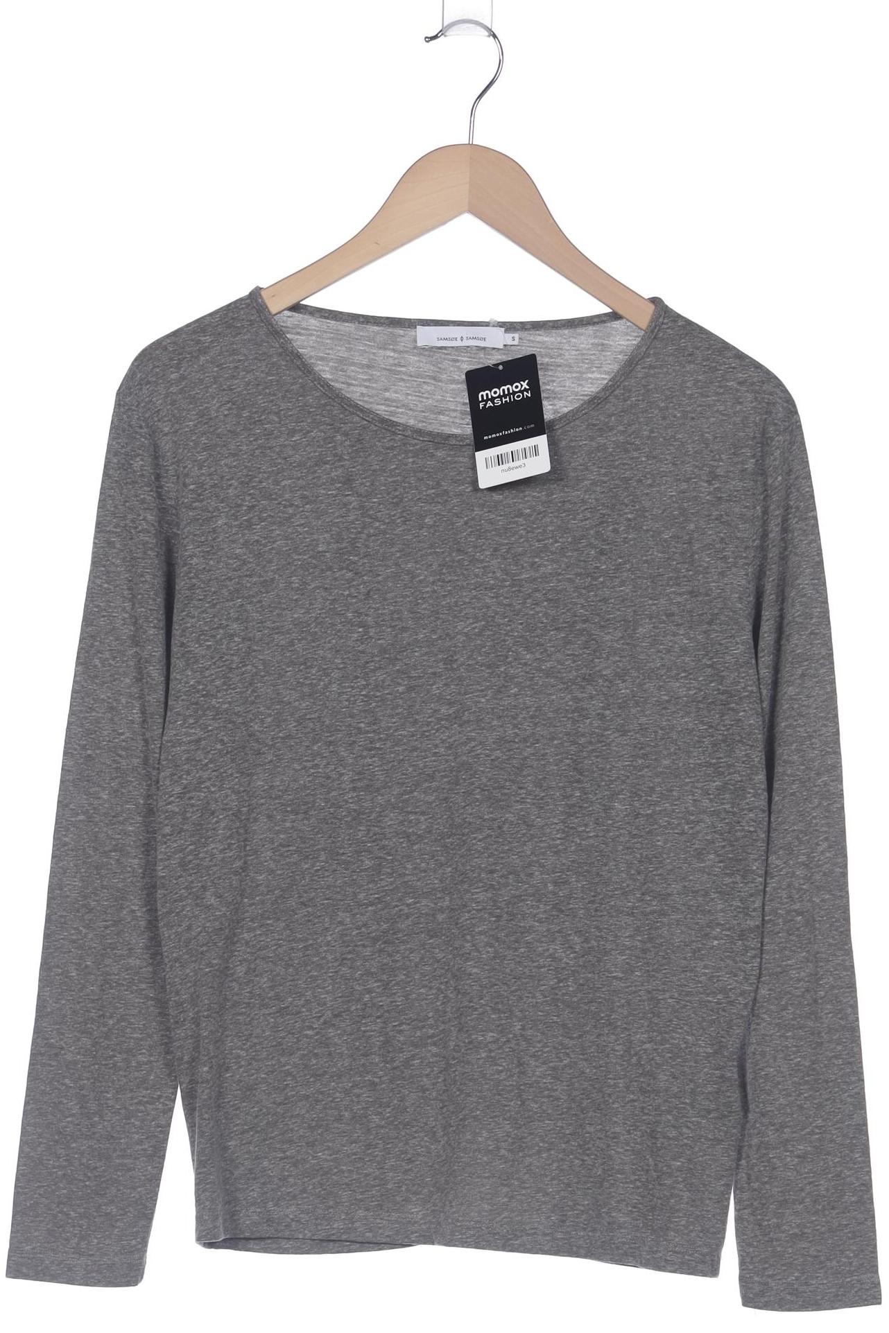 

Samsoe & Samsoe Damen Langarmshirt, grau, Gr. 36