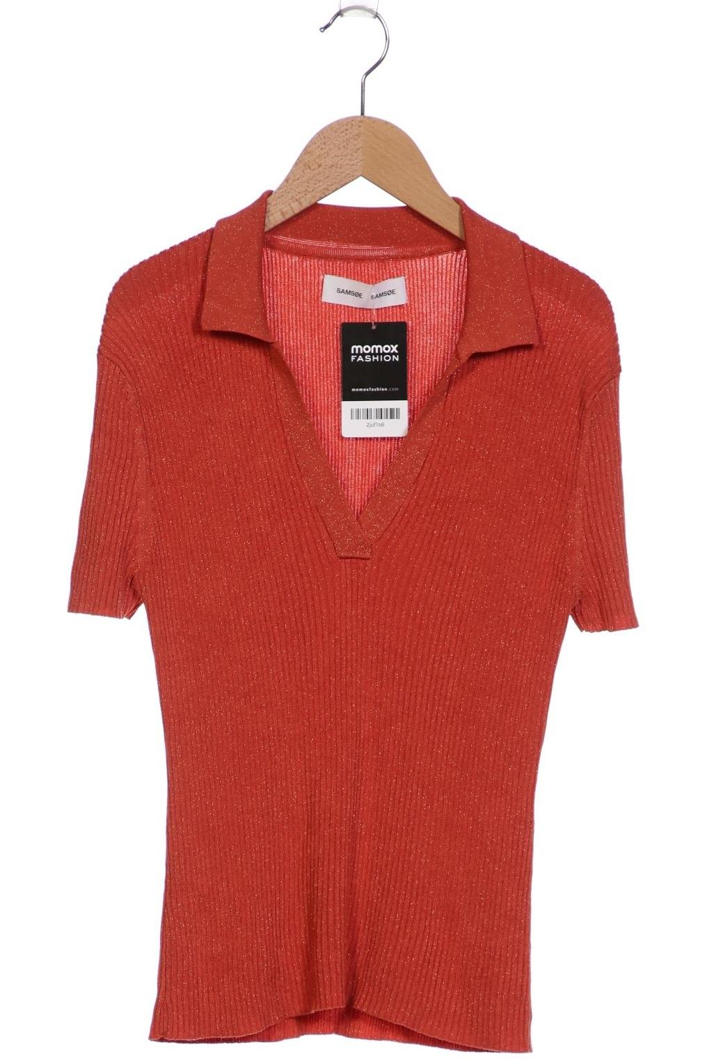 

Samsoe & Samsoe Damen T-Shirt, orange, Gr. 34