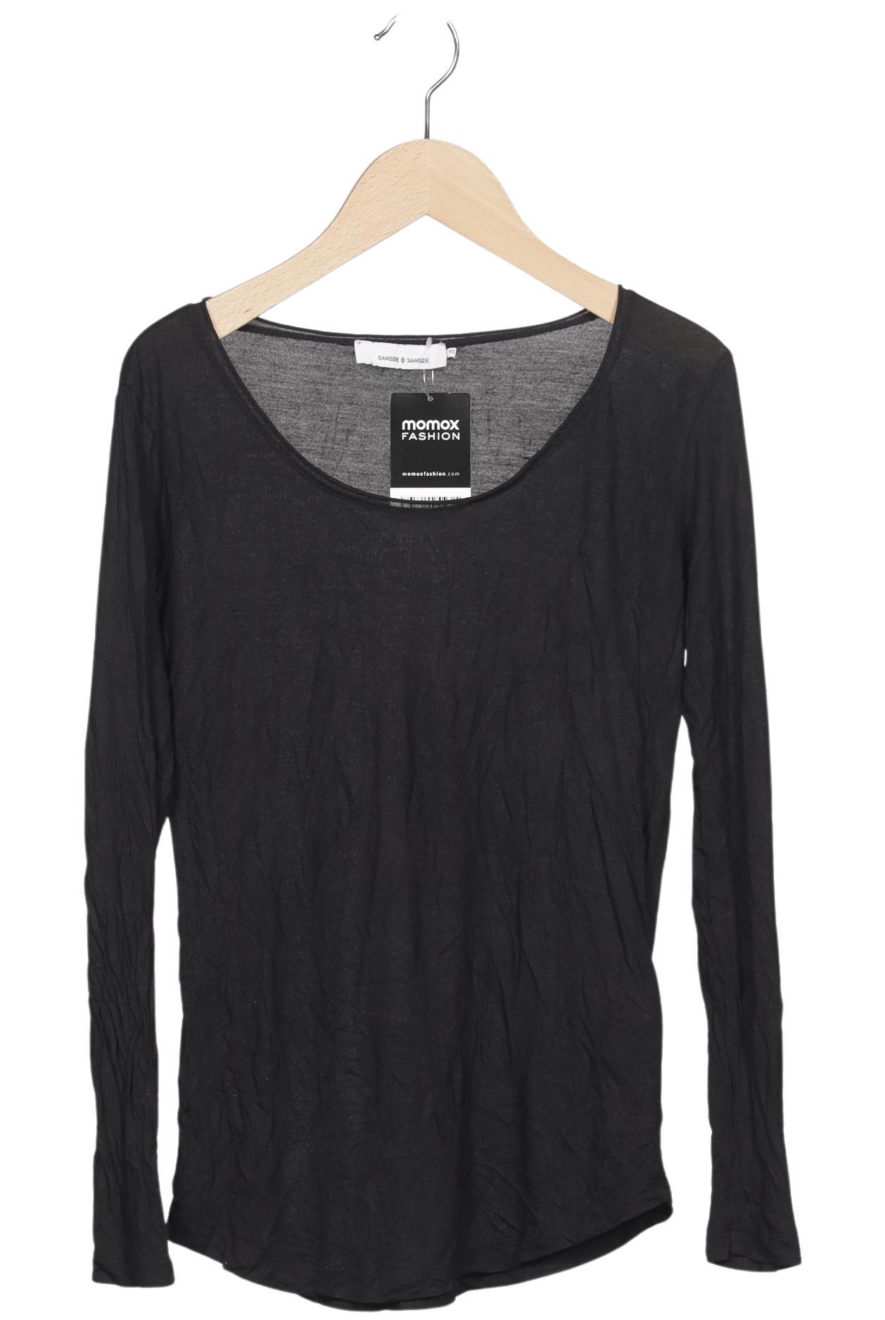 

Samsoe & Samsoe Damen Langarmshirt, schwarz, Gr. 34
