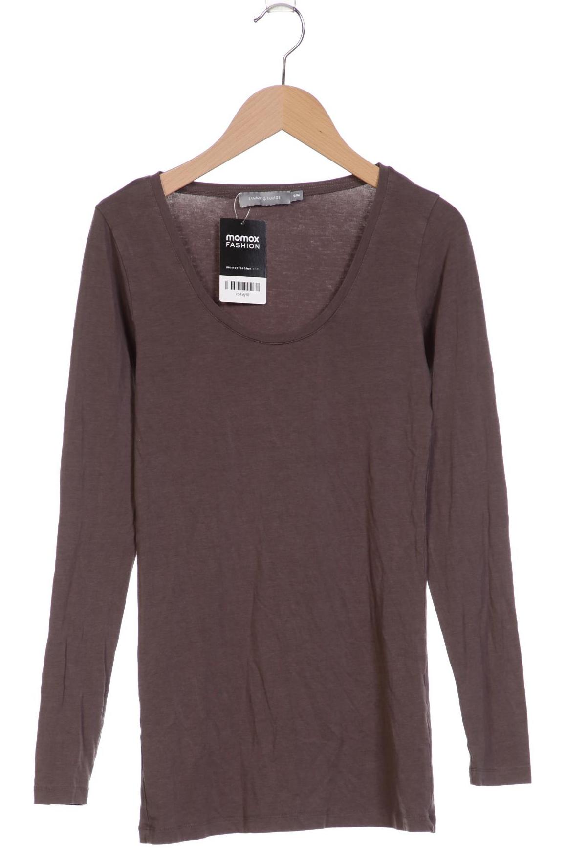 

Samsoe & Samsoe Damen Langarmshirt, braun, Gr. 36