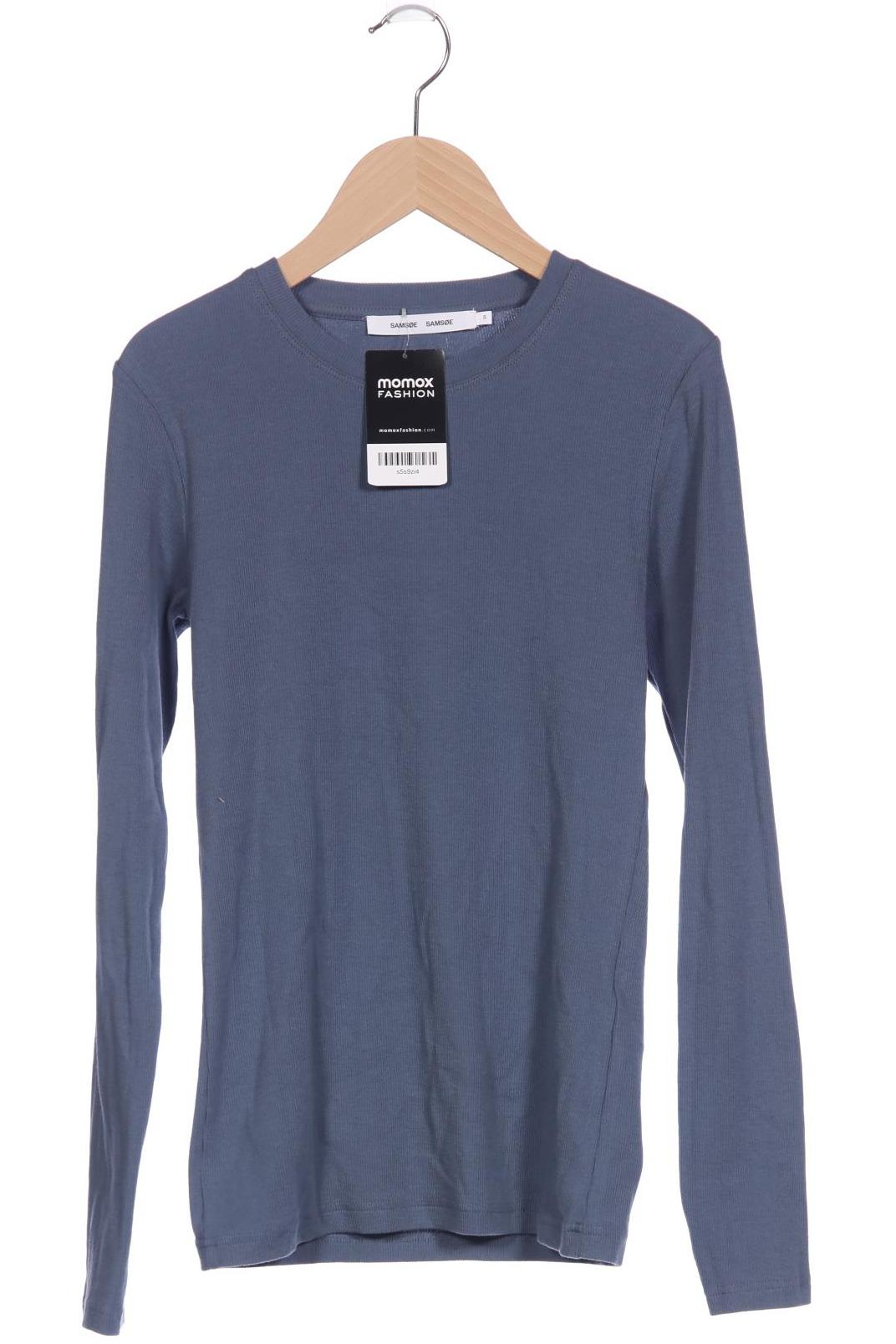 

Samsoe & Samsoe Damen Langarmshirt, blau, Gr. 36