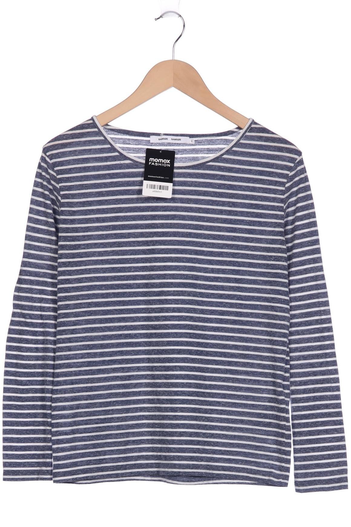 

Samsoe & Samsoe Damen Langarmshirt, blau, Gr. 36