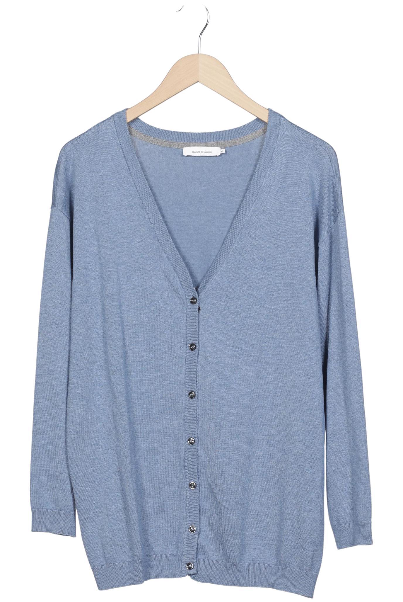 

Samsoe & Samsoe Damen Strickjacke, hellblau, Gr. 44
