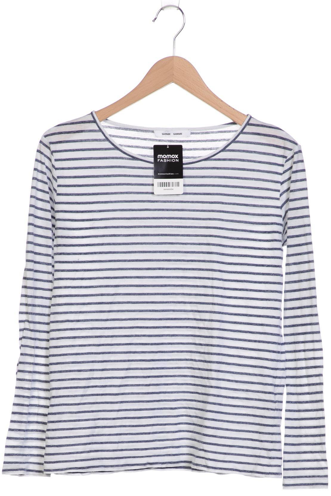 

Samsoe & Samsoe Damen Langarmshirt, weiß, Gr. 34