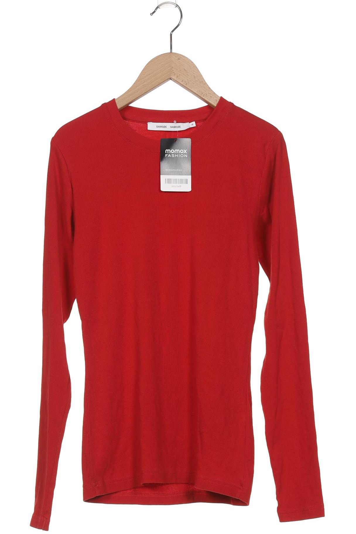

Samsoe & Samsoe Damen Langarmshirt, rot, Gr. 38