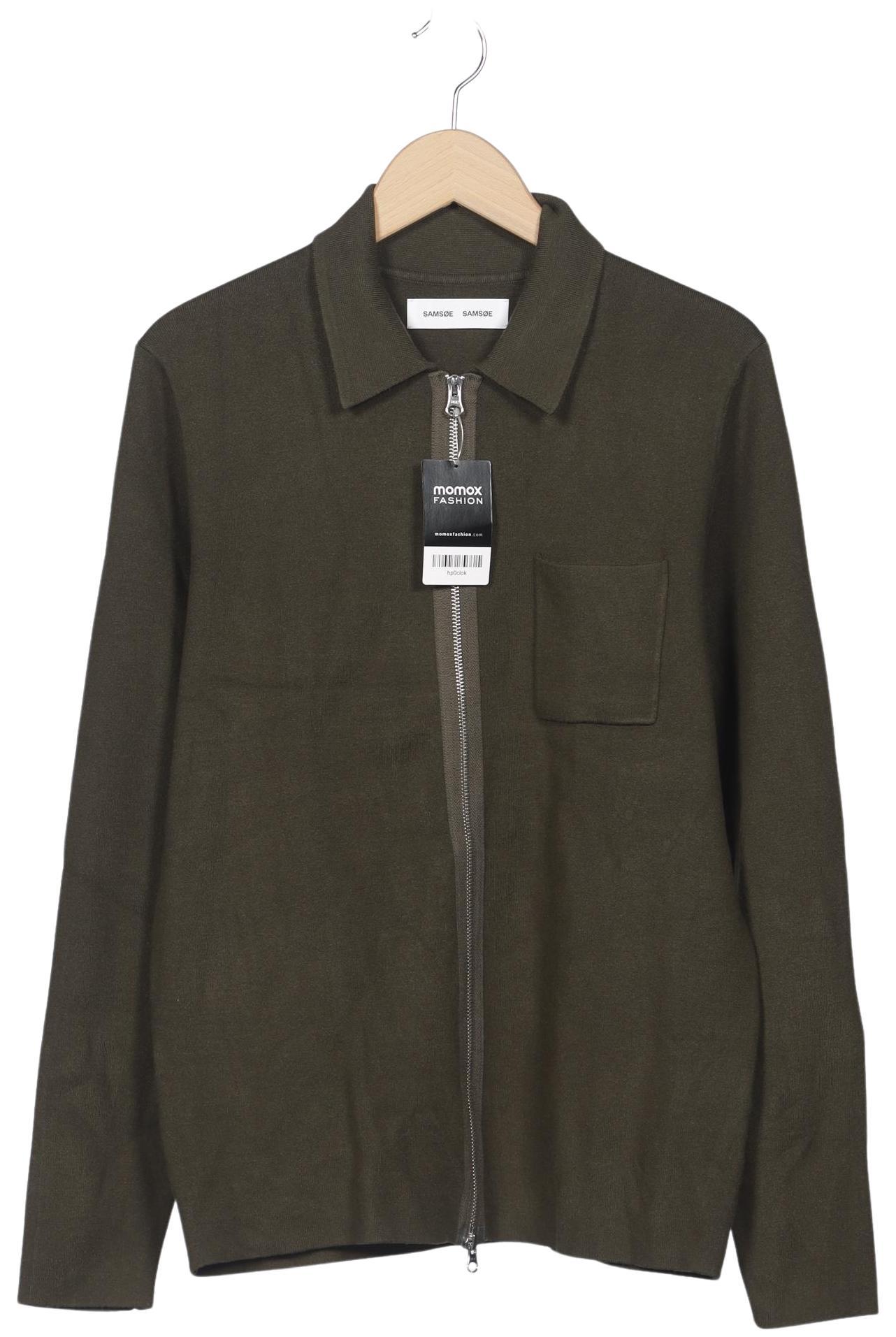 

Samsoe & Samsoe Herren Strickjacke, grün, Gr. 52