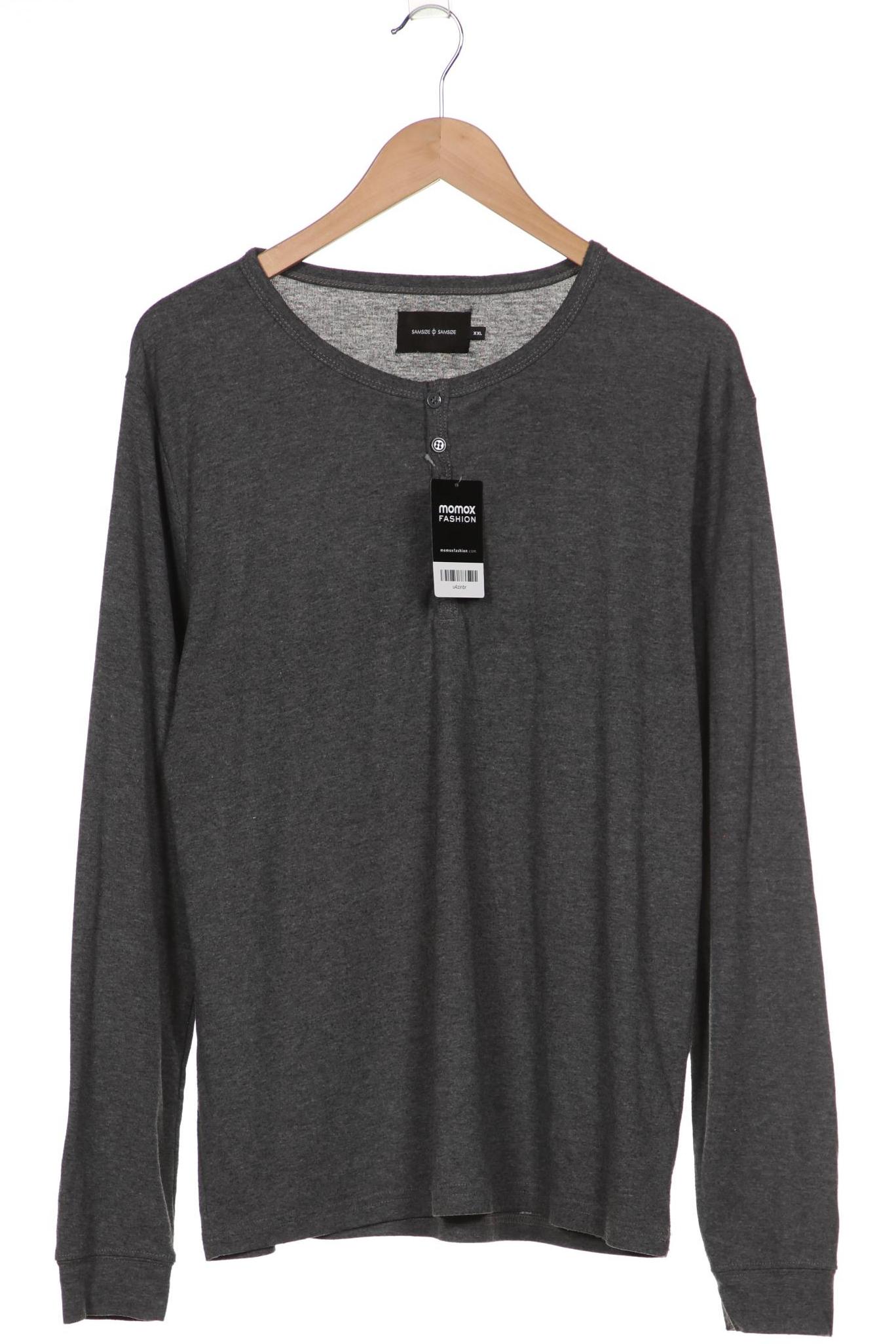 

Samsoe & Samsoe Herren Langarmshirt, grau, Gr. 56