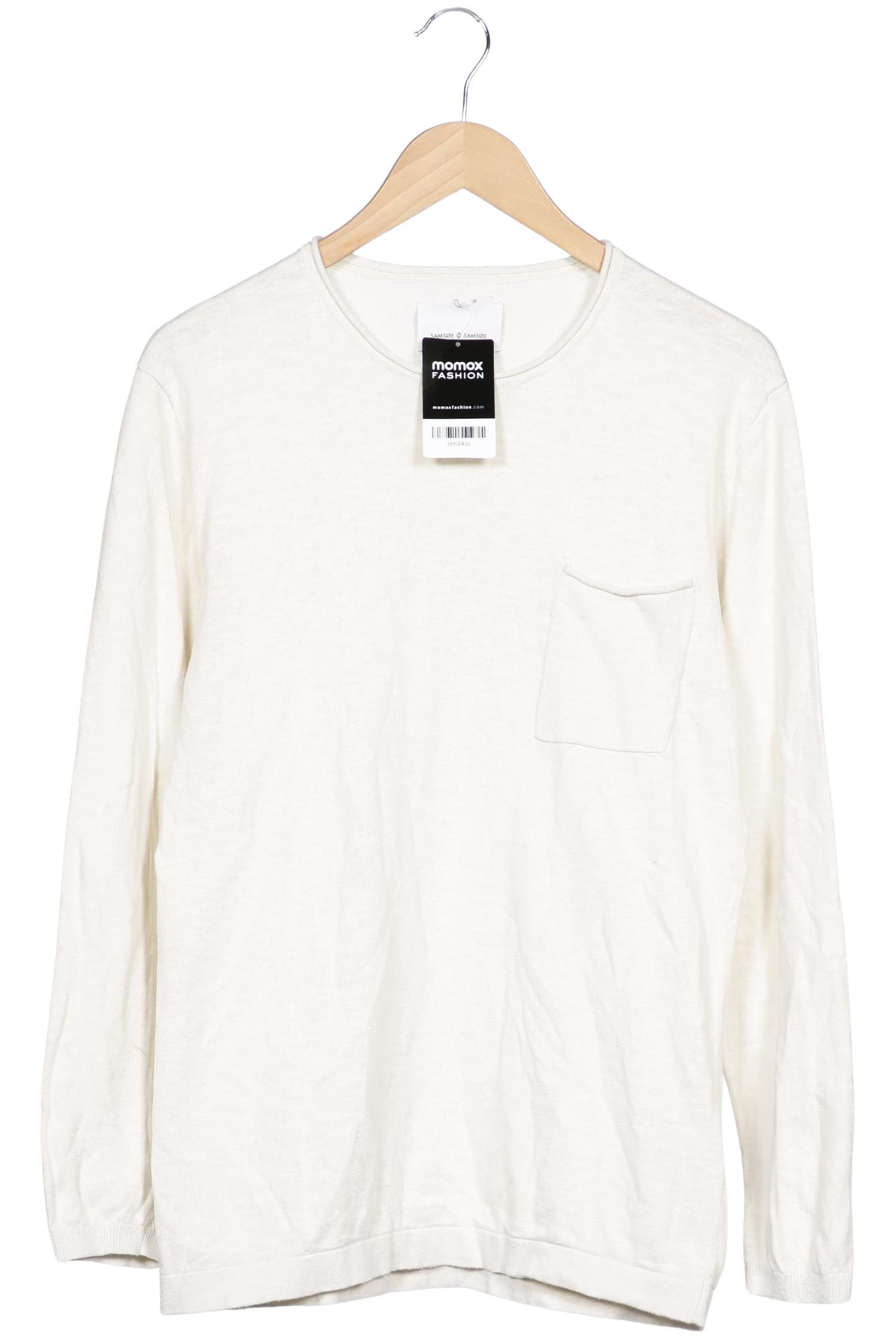 Thumbnail - Samsoe &amp; Samsoe Herren Pullover, cremeweiß, Gr. 48