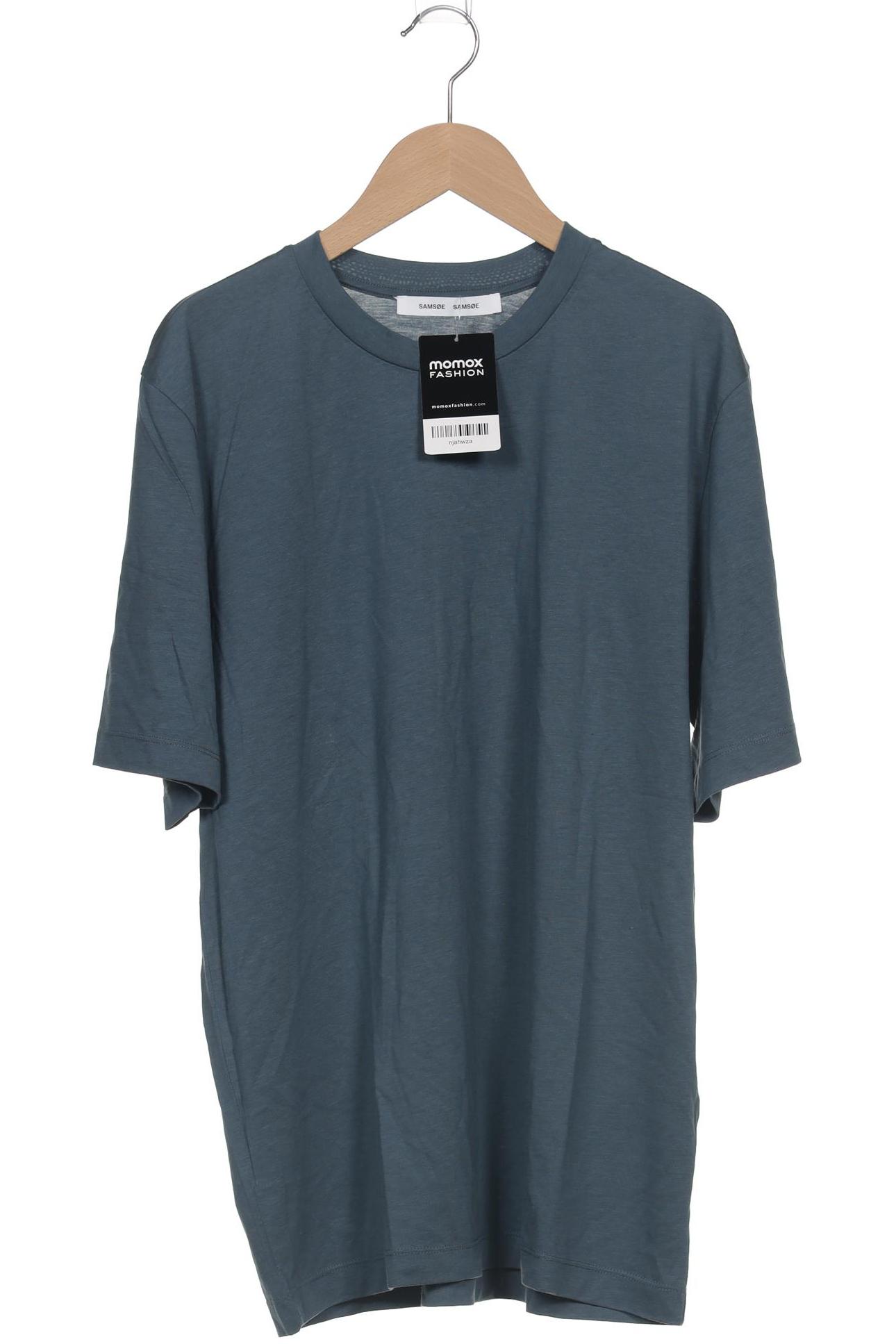 

Samsoe & Samsoe Herren T-Shirt, blau, Gr. 48