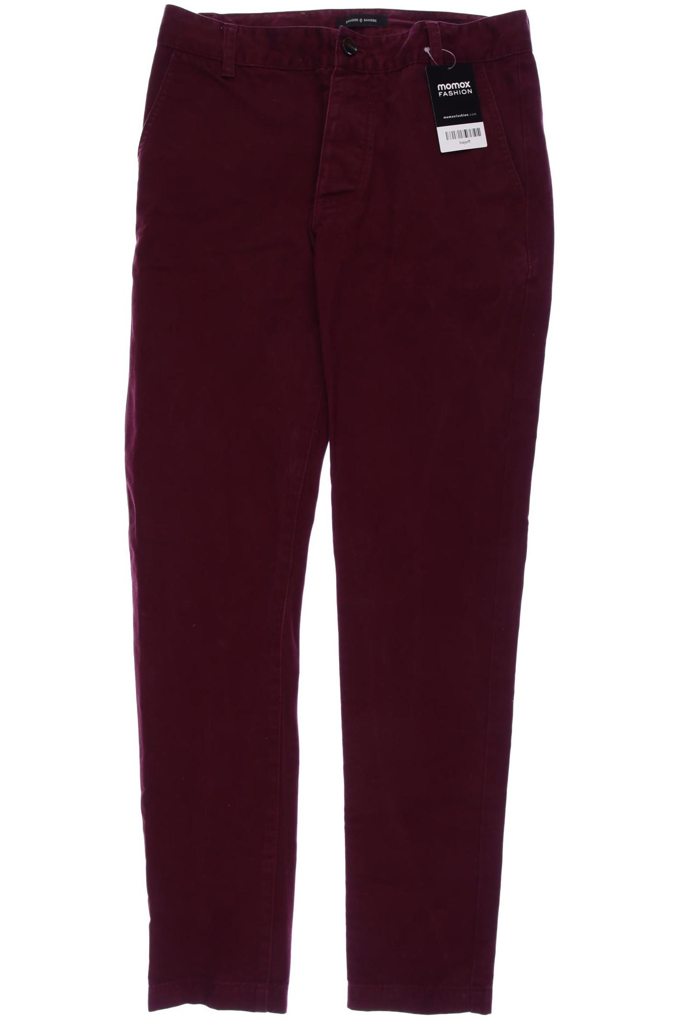 

Samsoe & Samsoe Herren Jeans, bordeaux, Gr. 28