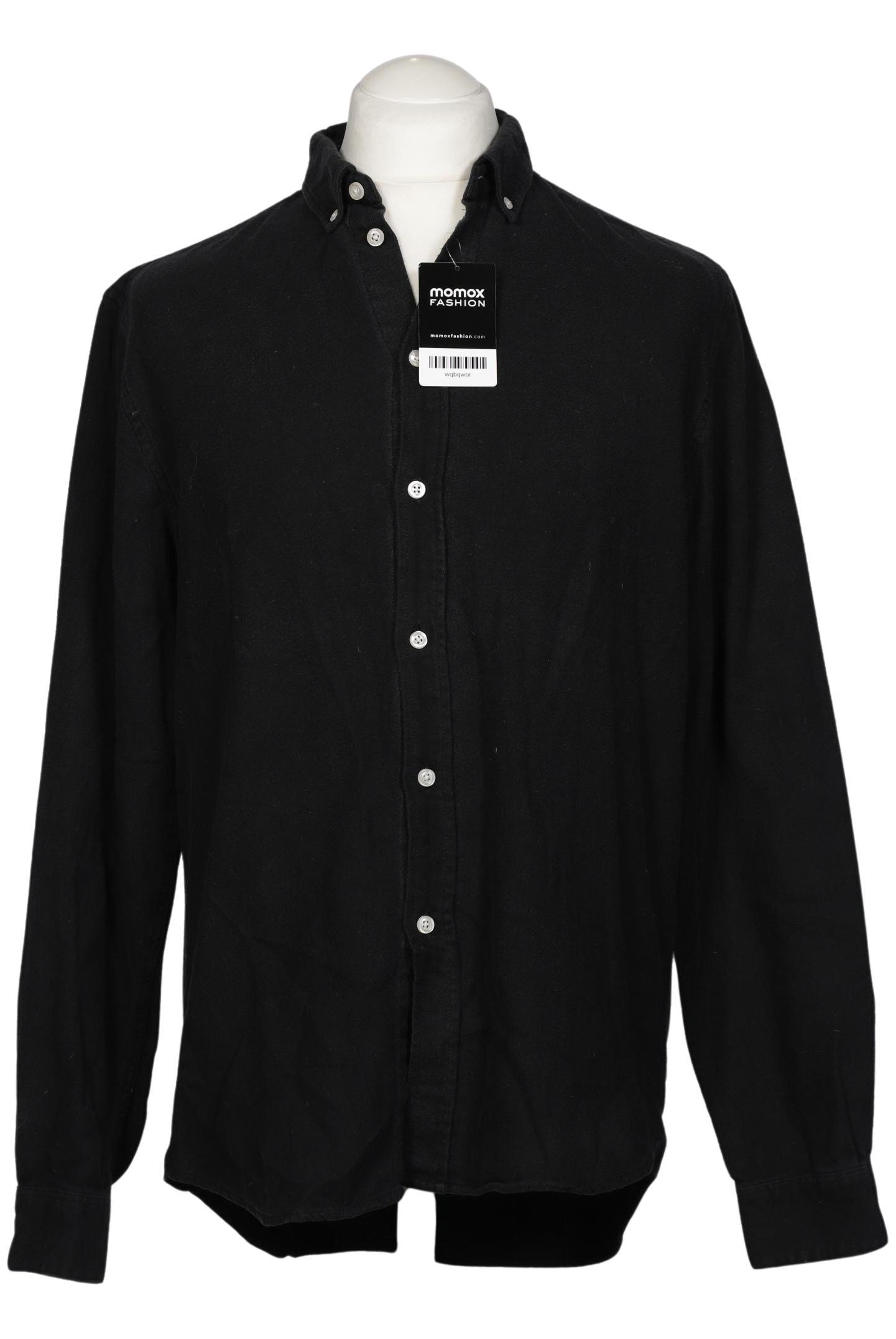 Thumbnail - Samsoe &amp; Samsoe Herren Hemd, schwarz, Gr. 48