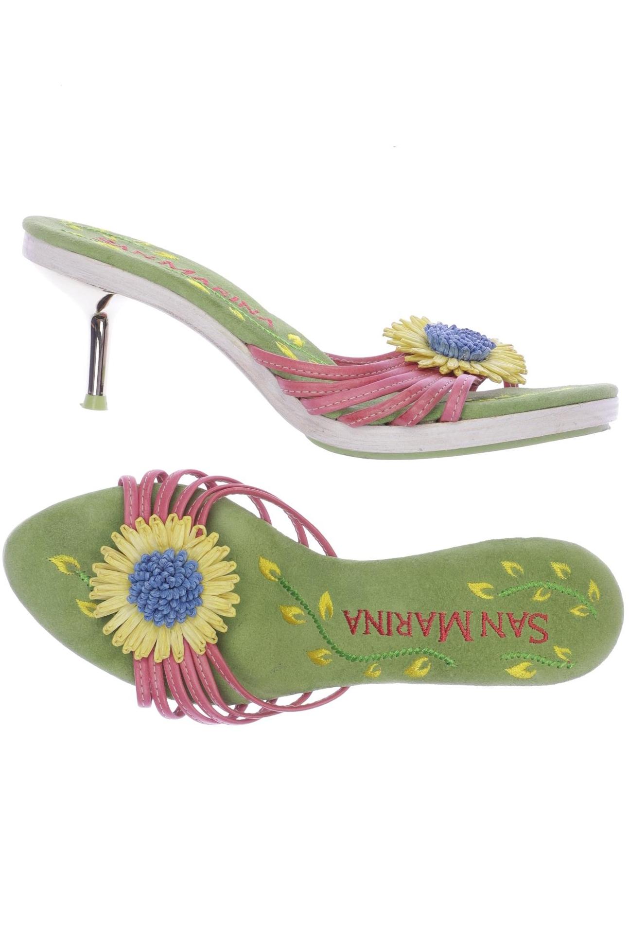 

san marina Damen Sandale, grün, Gr. 38