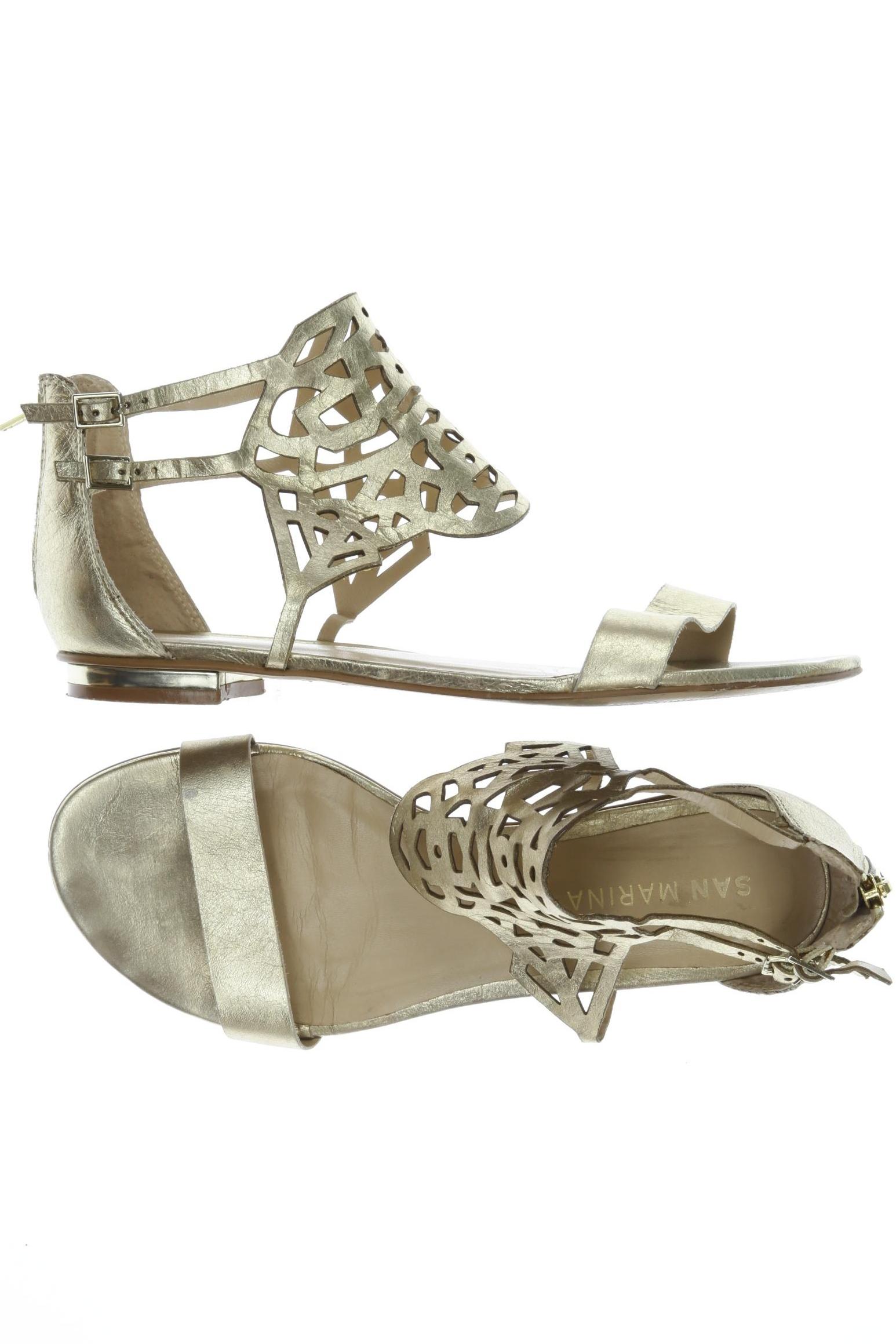 

san marina Damen Sandale, beige, Gr. 40