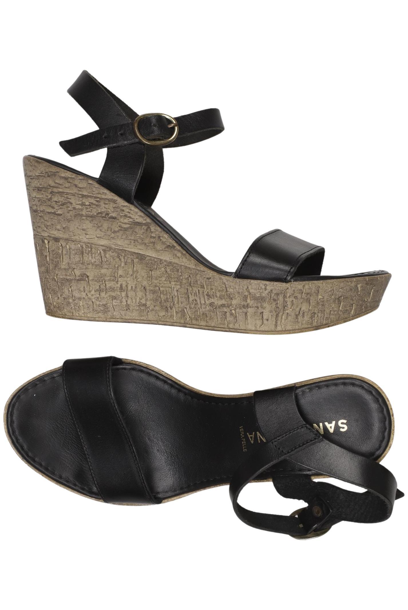 

san marina Damen Sandale, schwarz, Gr. 37