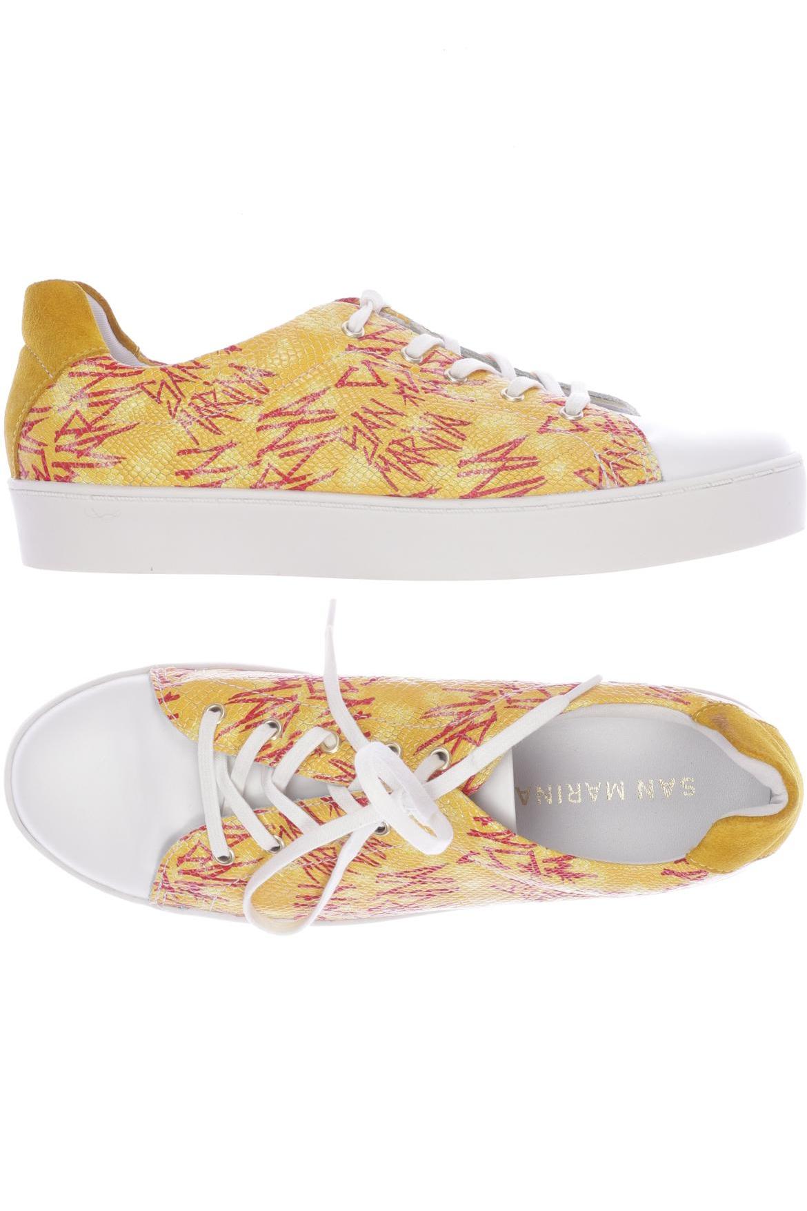 

san marina Damen Sneakers, gelb, Gr. 39