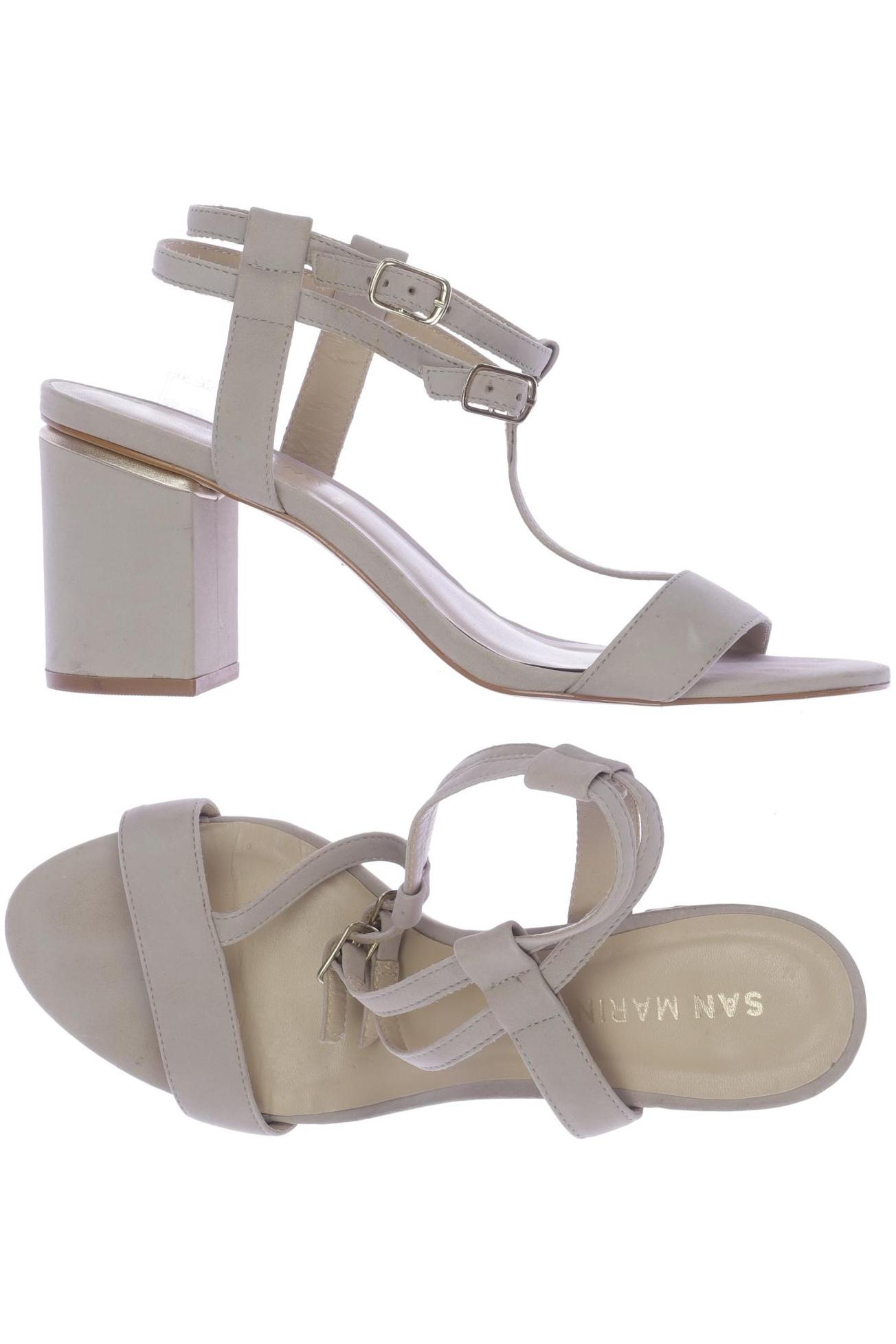 

san marina Damen Sandale, beige, Gr. 41