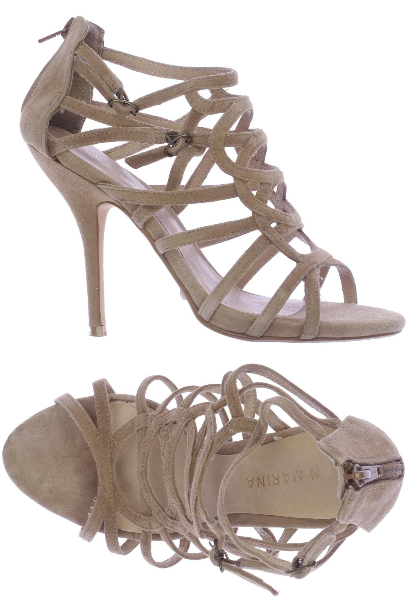 

san marina Damen Sandale, beige, Gr. 38